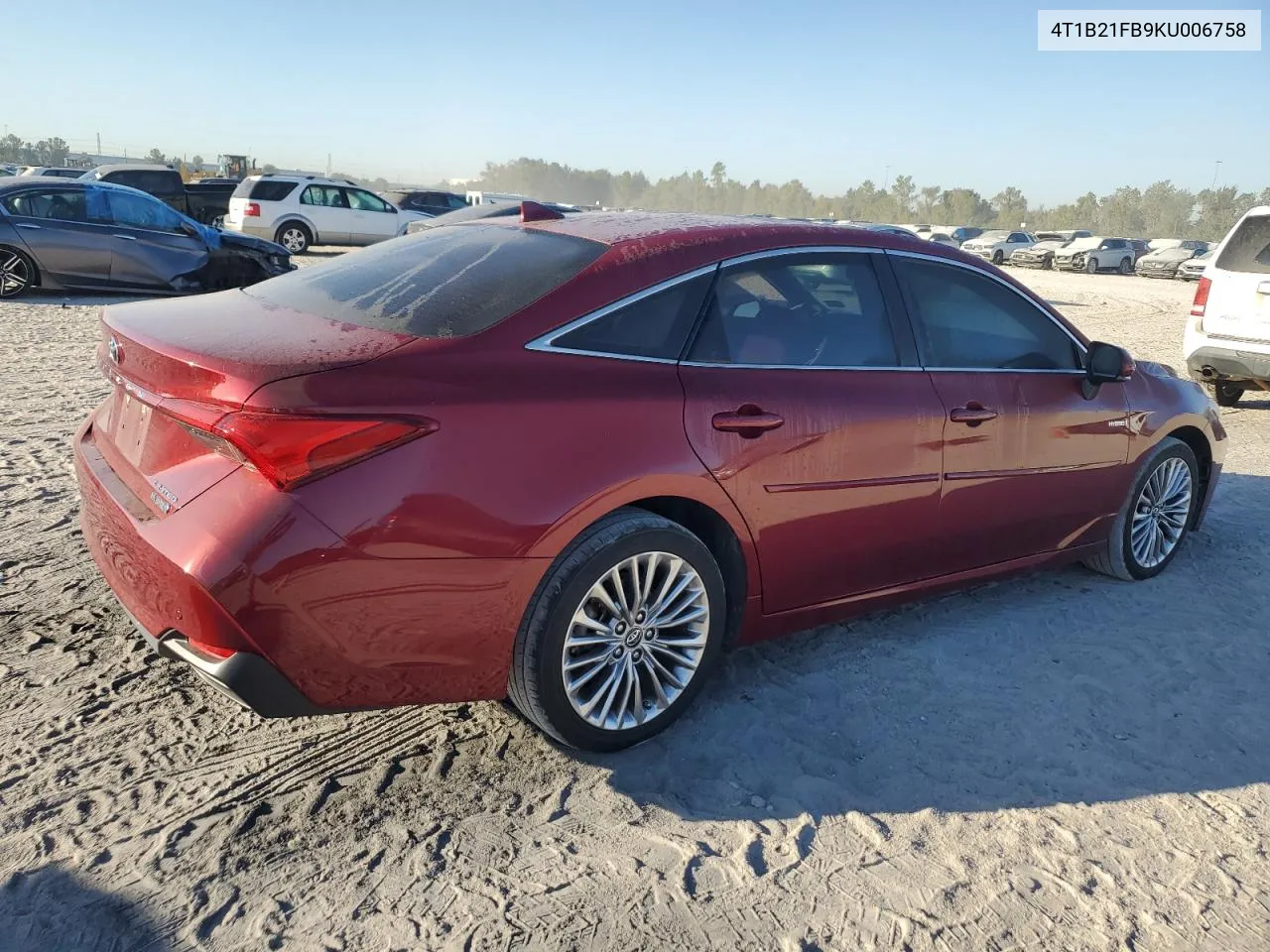 2019 Toyota Avalon Xle VIN: 4T1B21FB9KU006758 Lot: 76317354