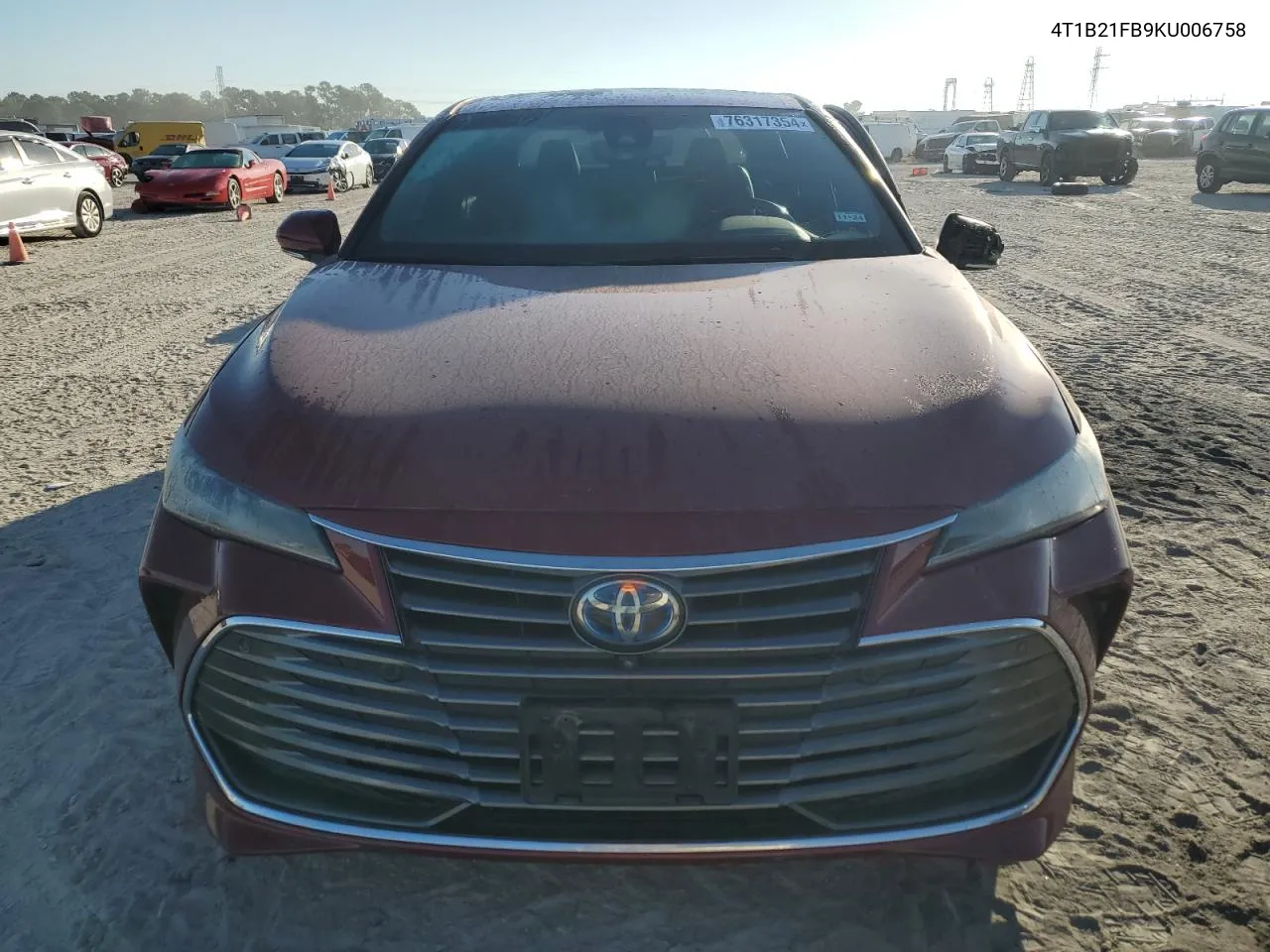 2019 Toyota Avalon Xle VIN: 4T1B21FB9KU006758 Lot: 76317354