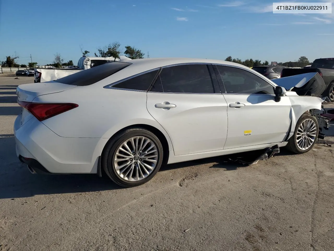 2019 Toyota Avalon Xle VIN: 4T1BZ1FB0KU022911 Lot: 76329514