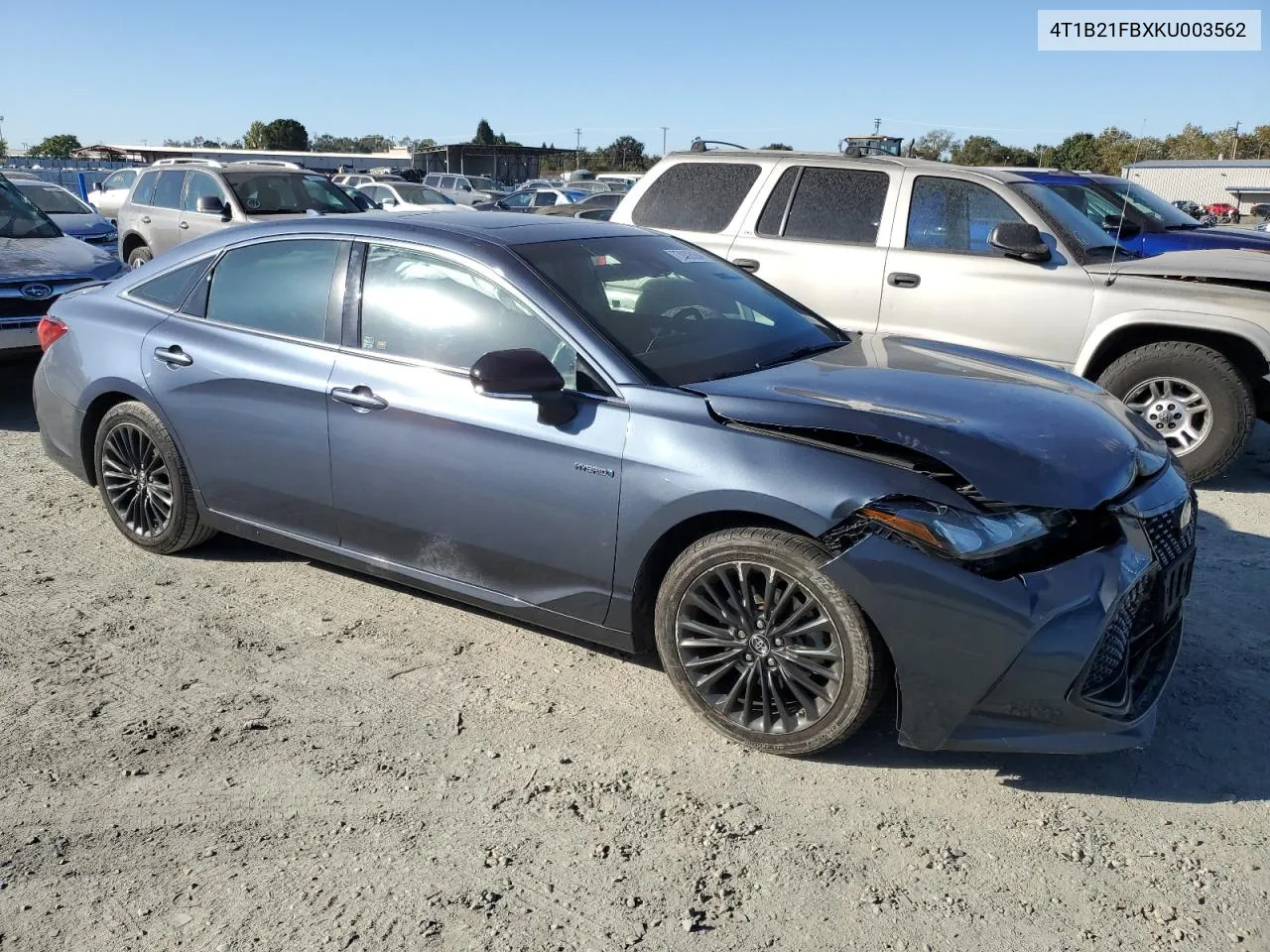 2019 Toyota Avalon Xle VIN: 4T1B21FBXKU003562 Lot: 77032094