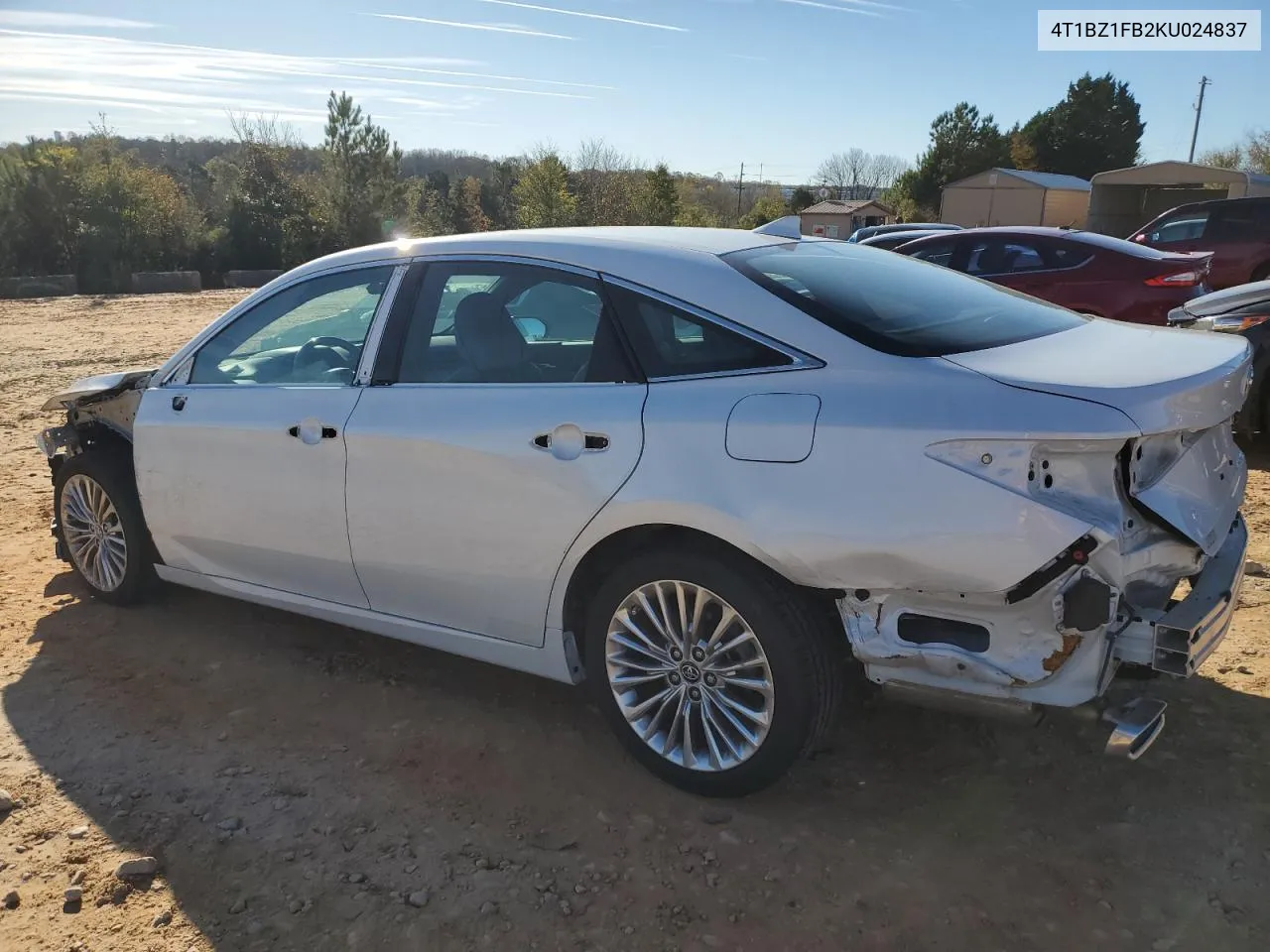 2019 Toyota Avalon Xle VIN: 4T1BZ1FB2KU024837 Lot: 77593984