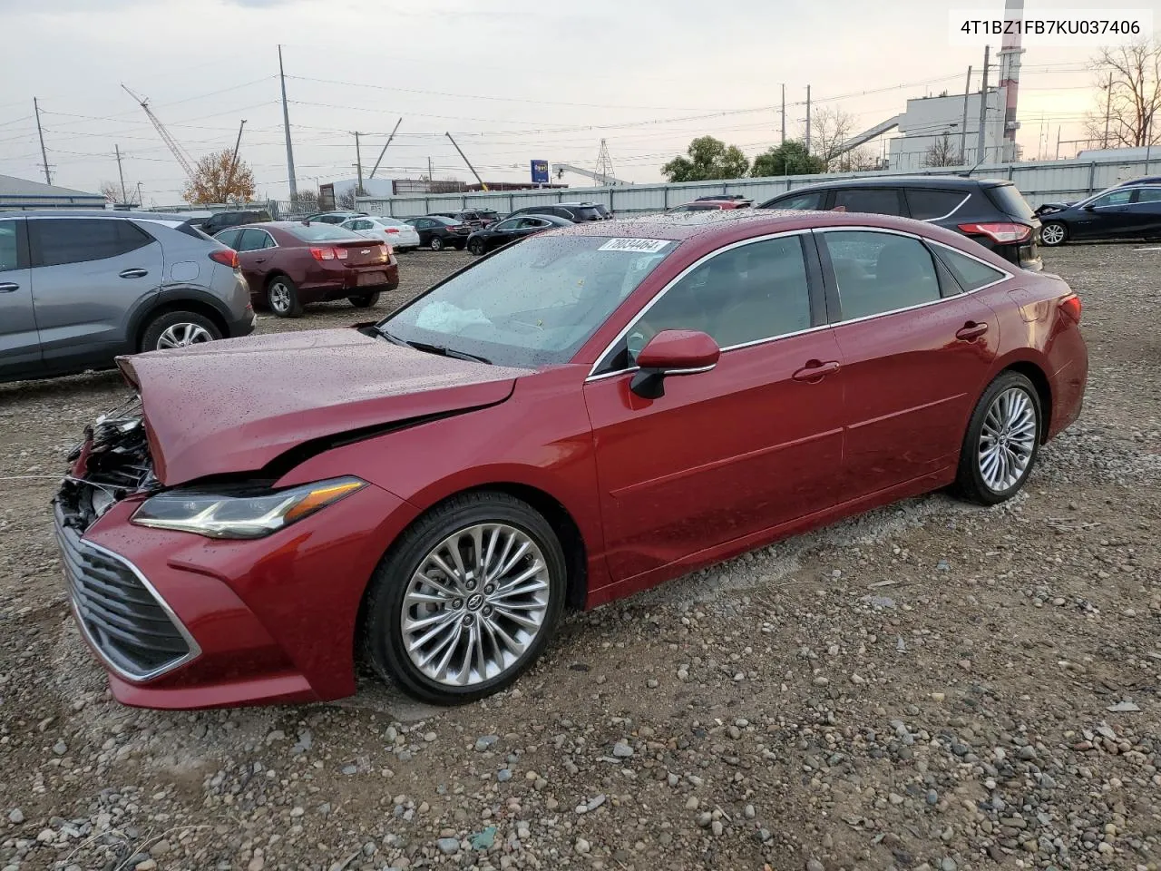 2019 Toyota Avalon Xle VIN: 4T1BZ1FB7KU037406 Lot: 78034464