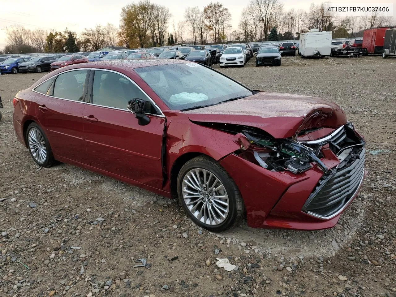 2019 Toyota Avalon Xle VIN: 4T1BZ1FB7KU037406 Lot: 78034464