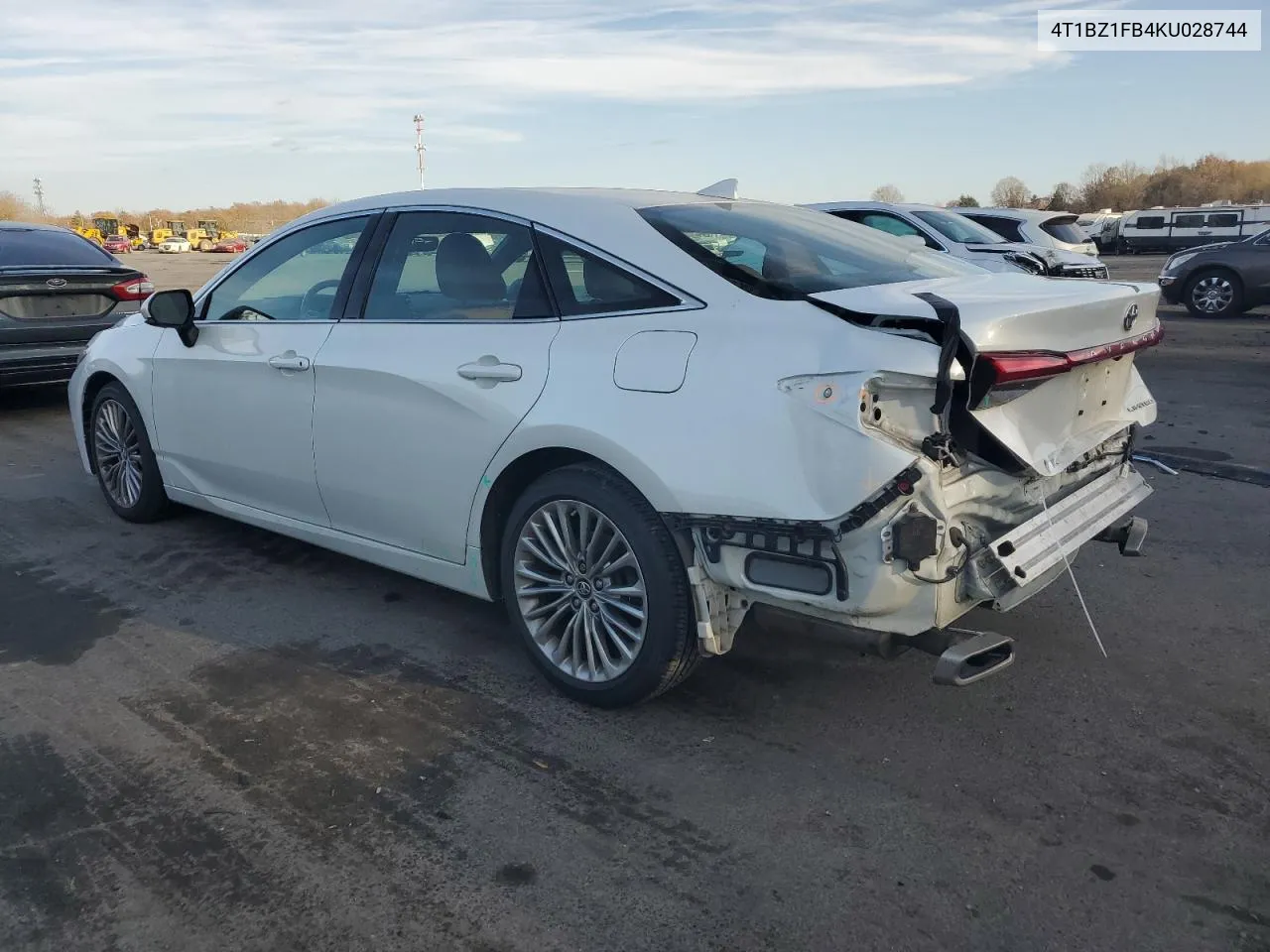 2019 Toyota Avalon Xle VIN: 4T1BZ1FB4KU028744 Lot: 79147494