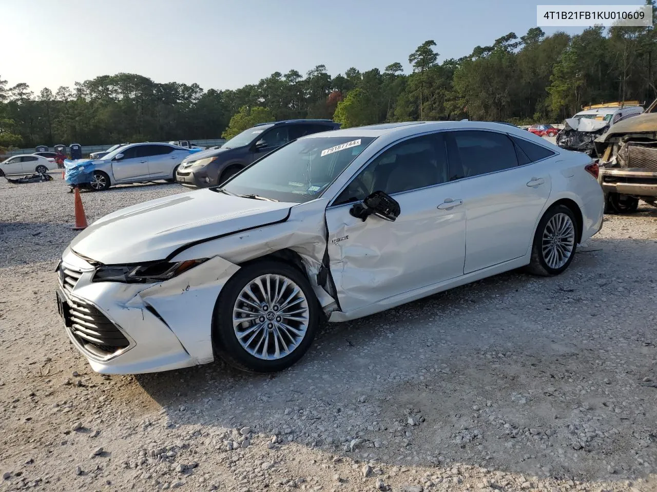 2019 Toyota Avalon Xle VIN: 4T1B21FB1KU010609 Lot: 79187744