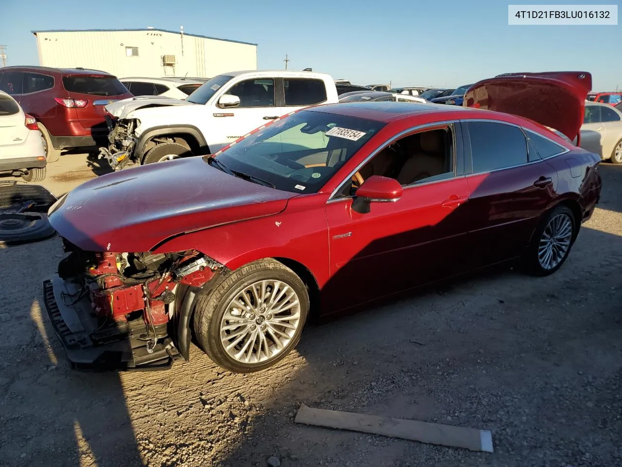 2020 Toyota Avalon Limited VIN: 4T1D21FB3LU016132 Lot: 71835154