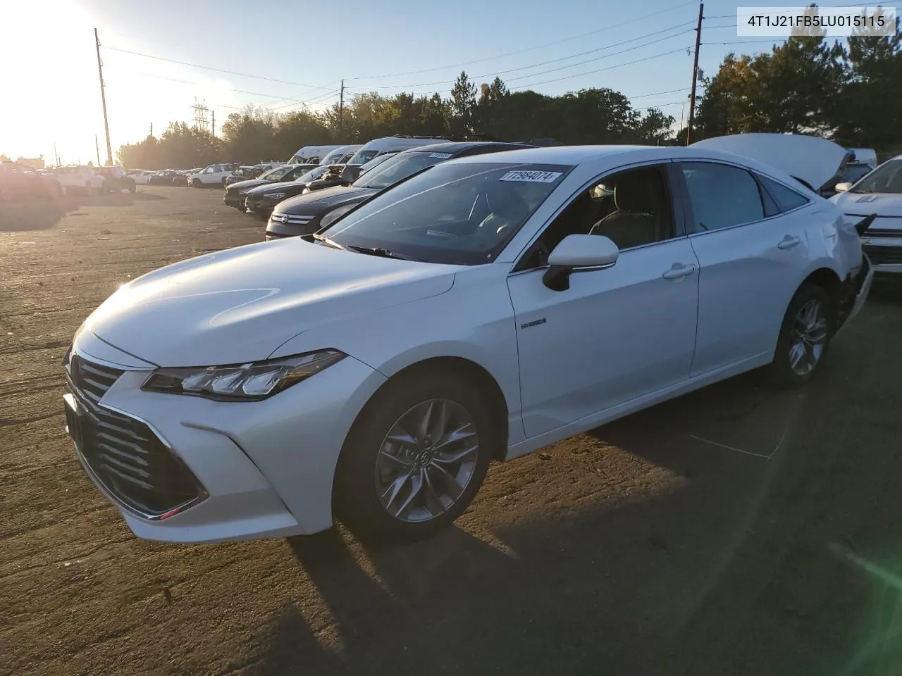 2020 Toyota Avalon Xle VIN: 4T1J21FB5LU015115 Lot: 72984074