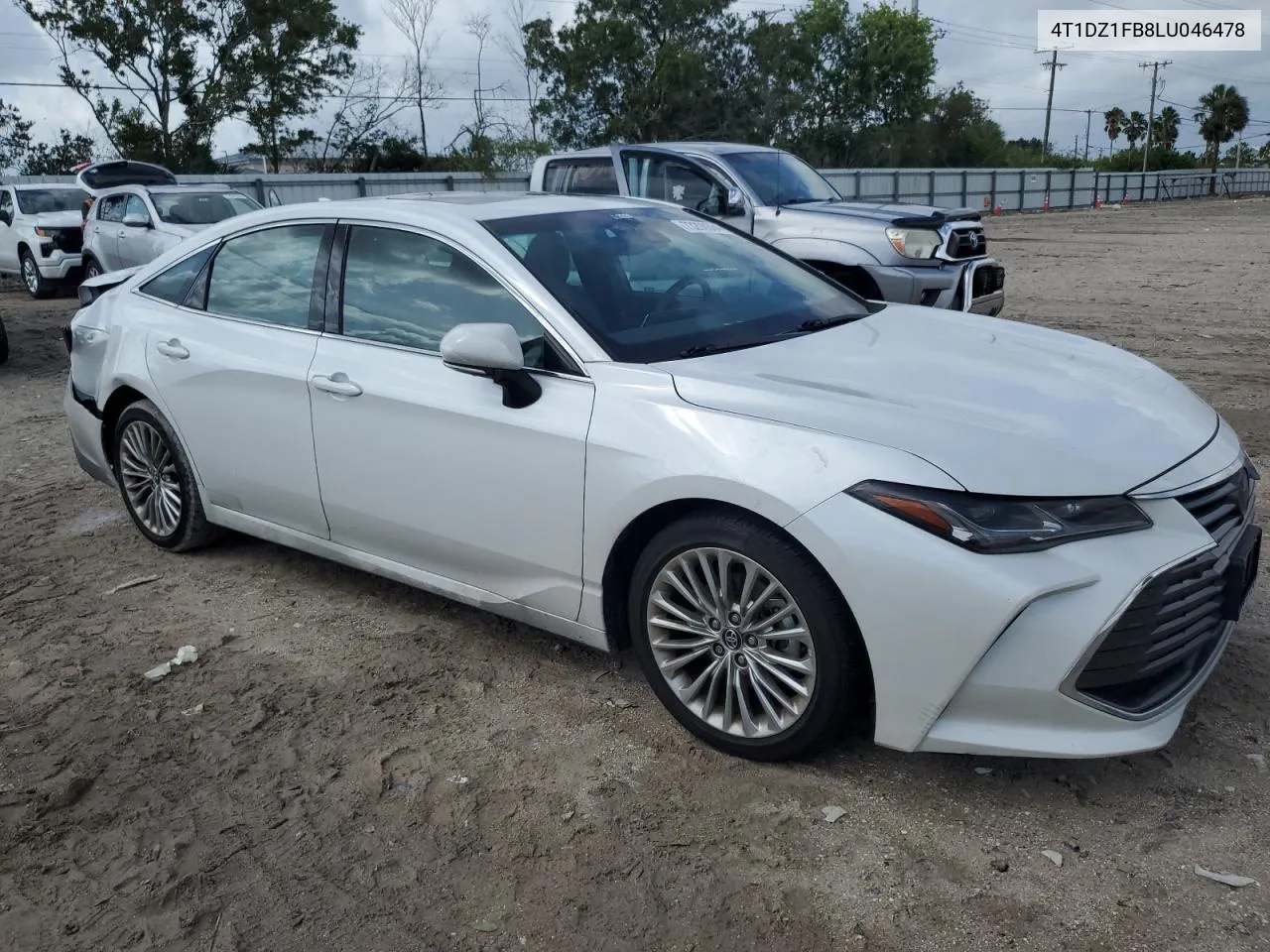 2020 Toyota Avalon Limited VIN: 4T1DZ1FB8LU046478 Lot: 73298564