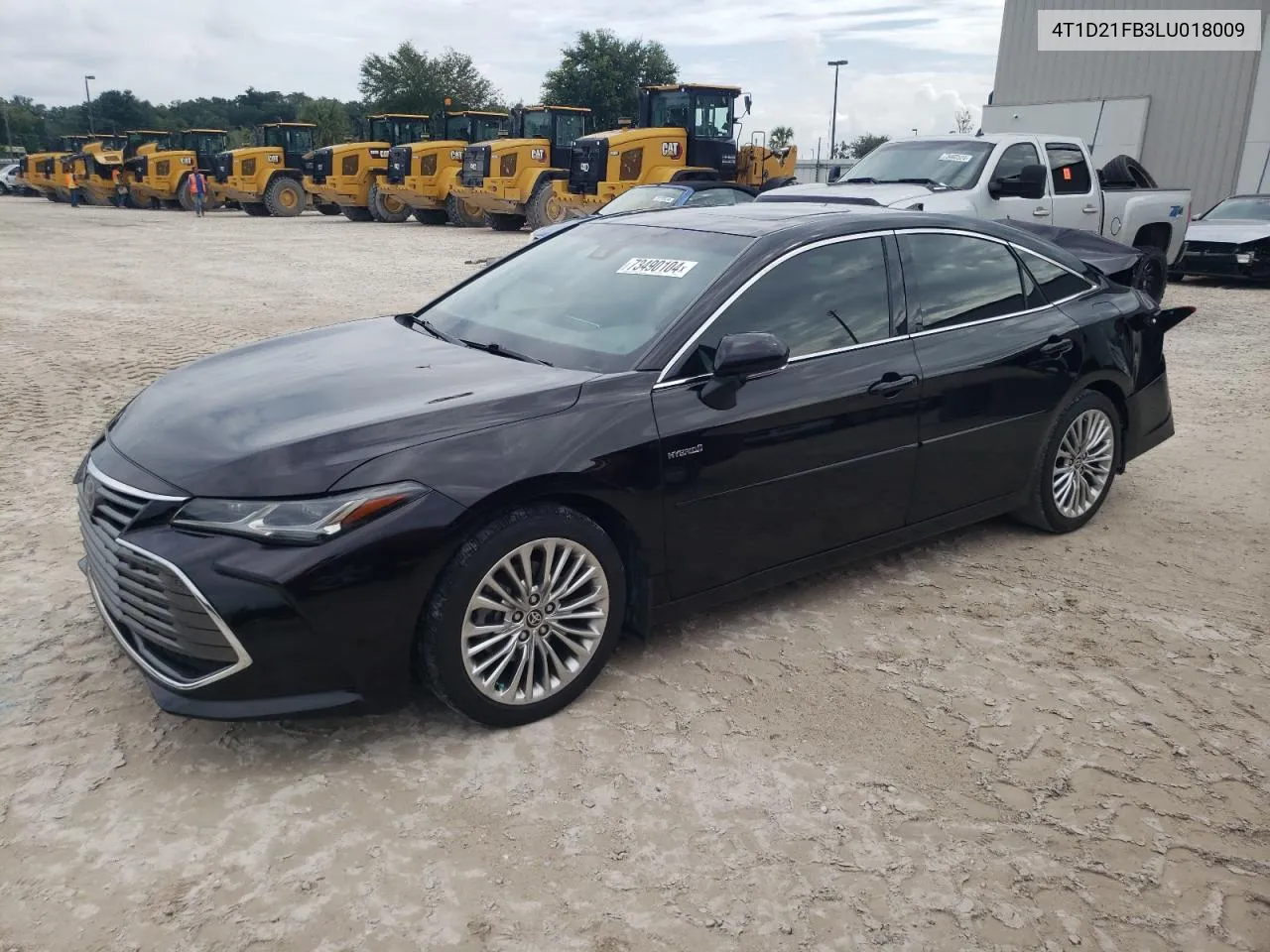 2020 Toyota Avalon Limited VIN: 4T1D21FB3LU018009 Lot: 73490104