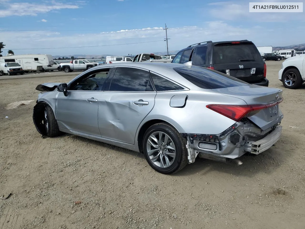 2020 Toyota Avalon Xle VIN: 4T1A21FB9LU012511 Lot: 74791854