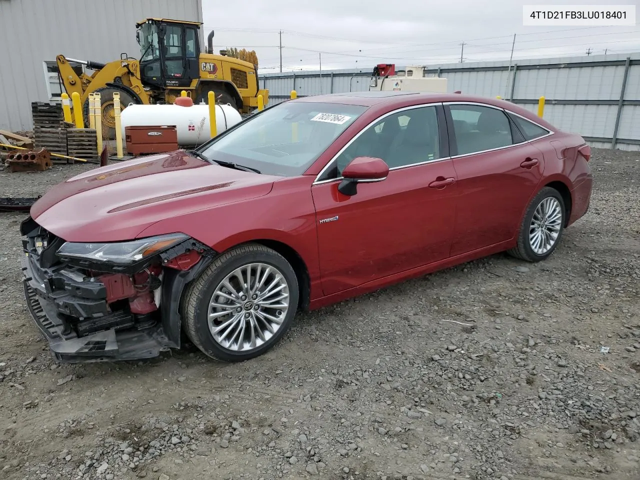 4T1D21FB3LU018401 2020 Toyota Avalon Limited