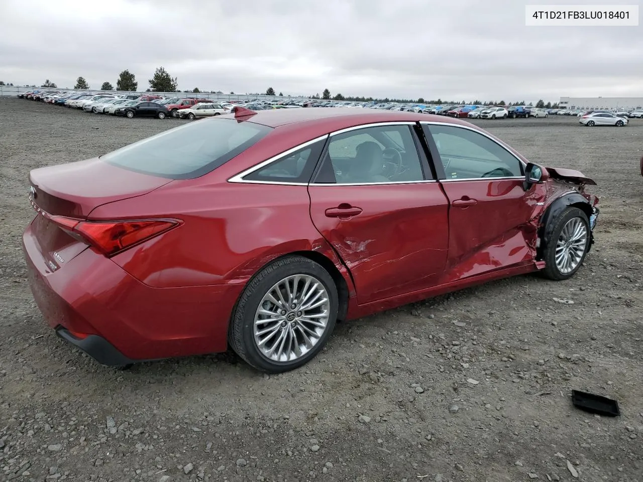 2020 Toyota Avalon Limited VIN: 4T1D21FB3LU018401 Lot: 78207864