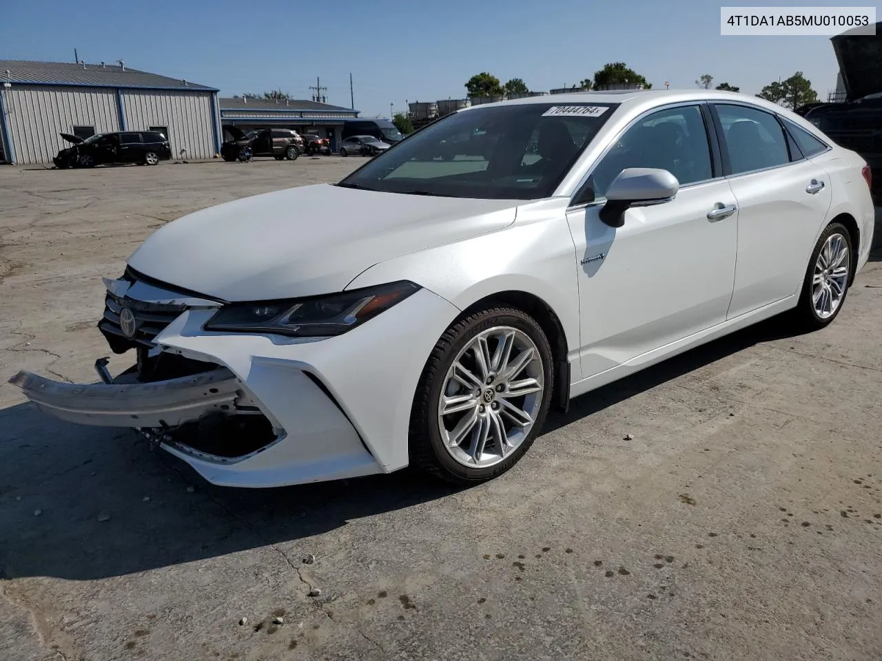 2021 Toyota Avalon Limited VIN: 4T1DA1AB5MU010053 Lot: 70444764