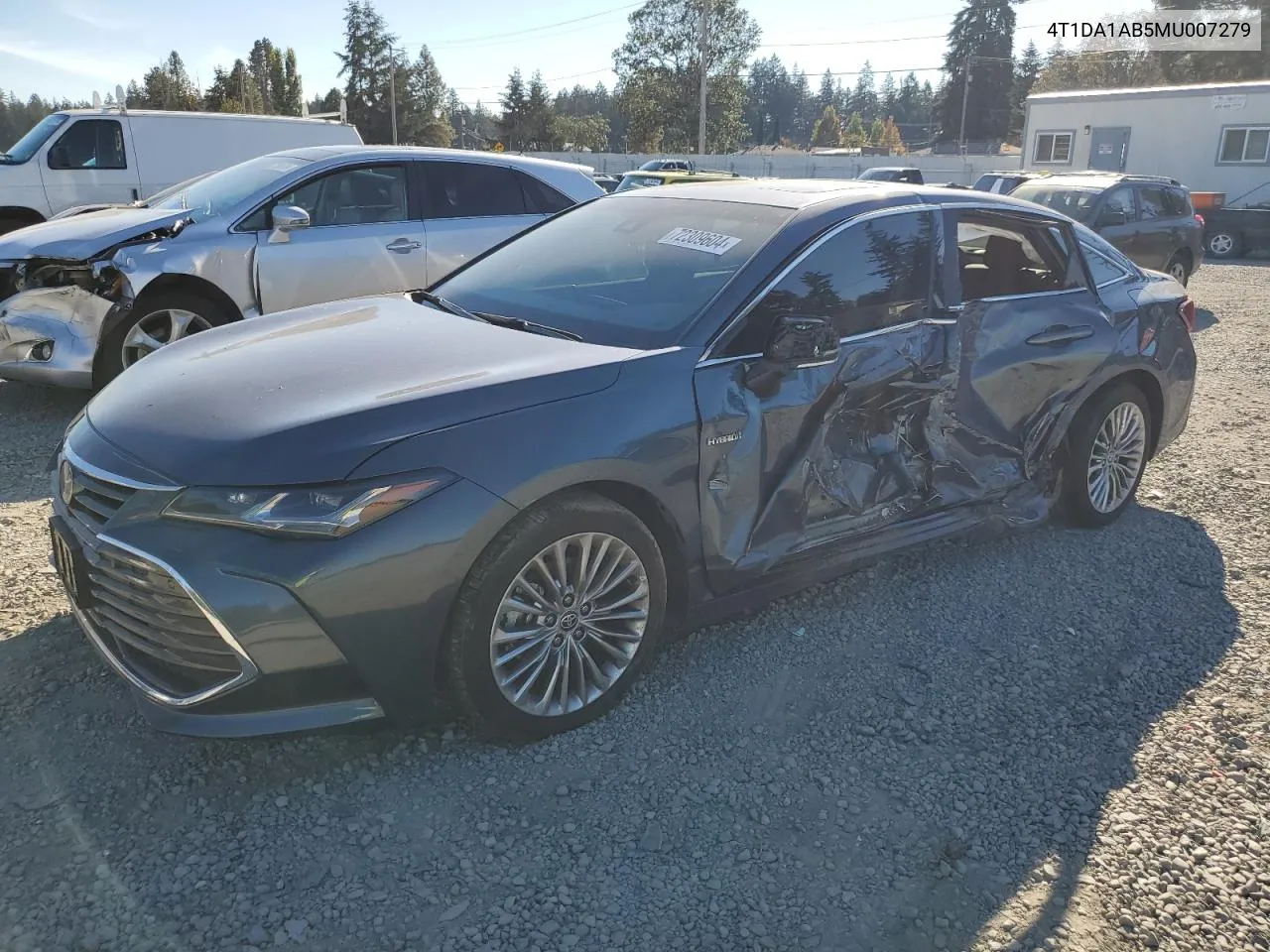 2021 Toyota Avalon Limited VIN: 4T1DA1AB5MU007279 Lot: 72309604