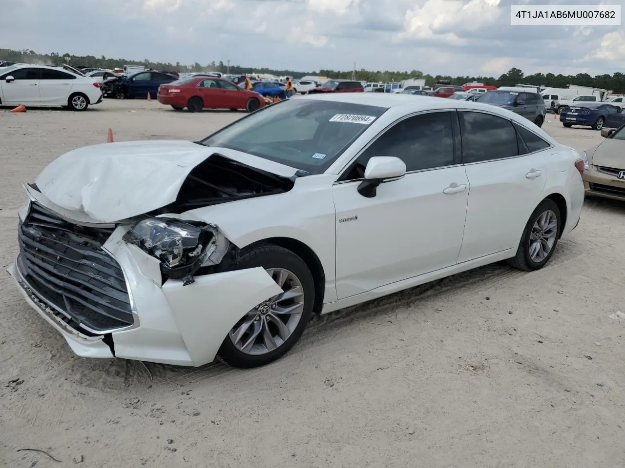 2021 Toyota Avalon Xle VIN: 4T1JA1AB6MU007682 Lot: 72820894