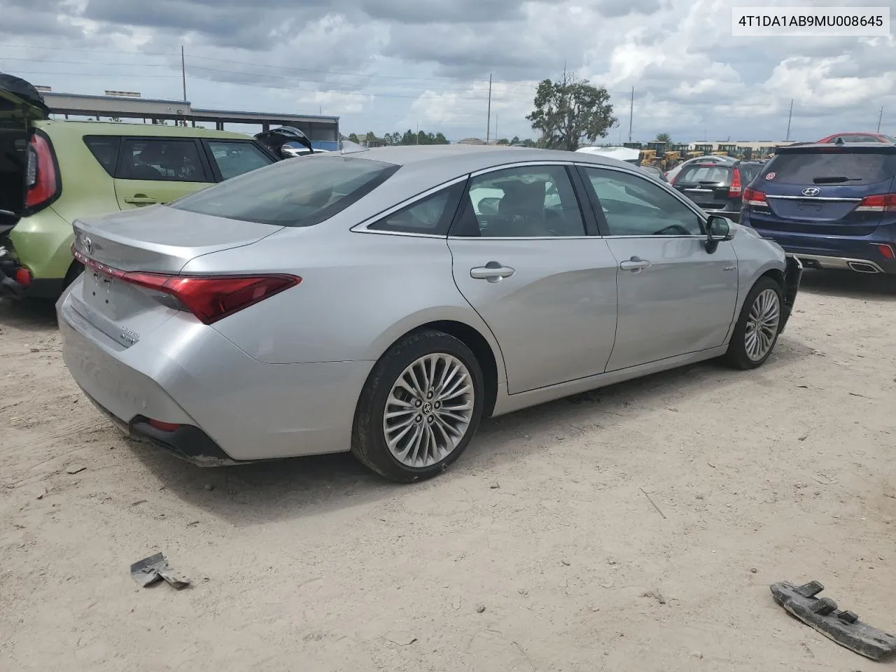 2021 Toyota Avalon Limited VIN: 4T1DA1AB9MU008645 Lot: 73019474