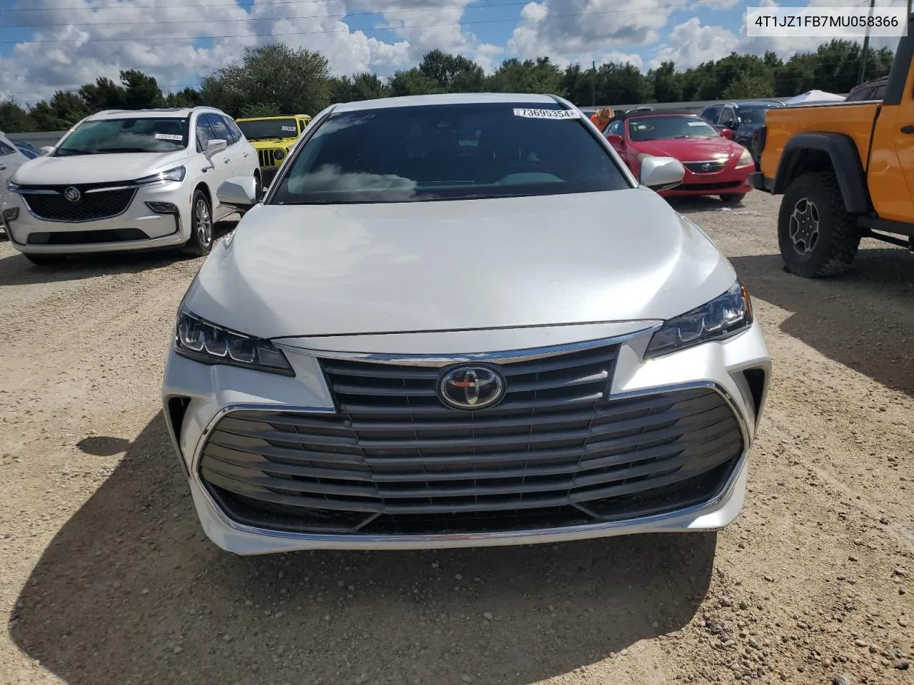 2021 Toyota Avalon Xle VIN: 4T1JZ1FB7MU058366 Lot: 73695354