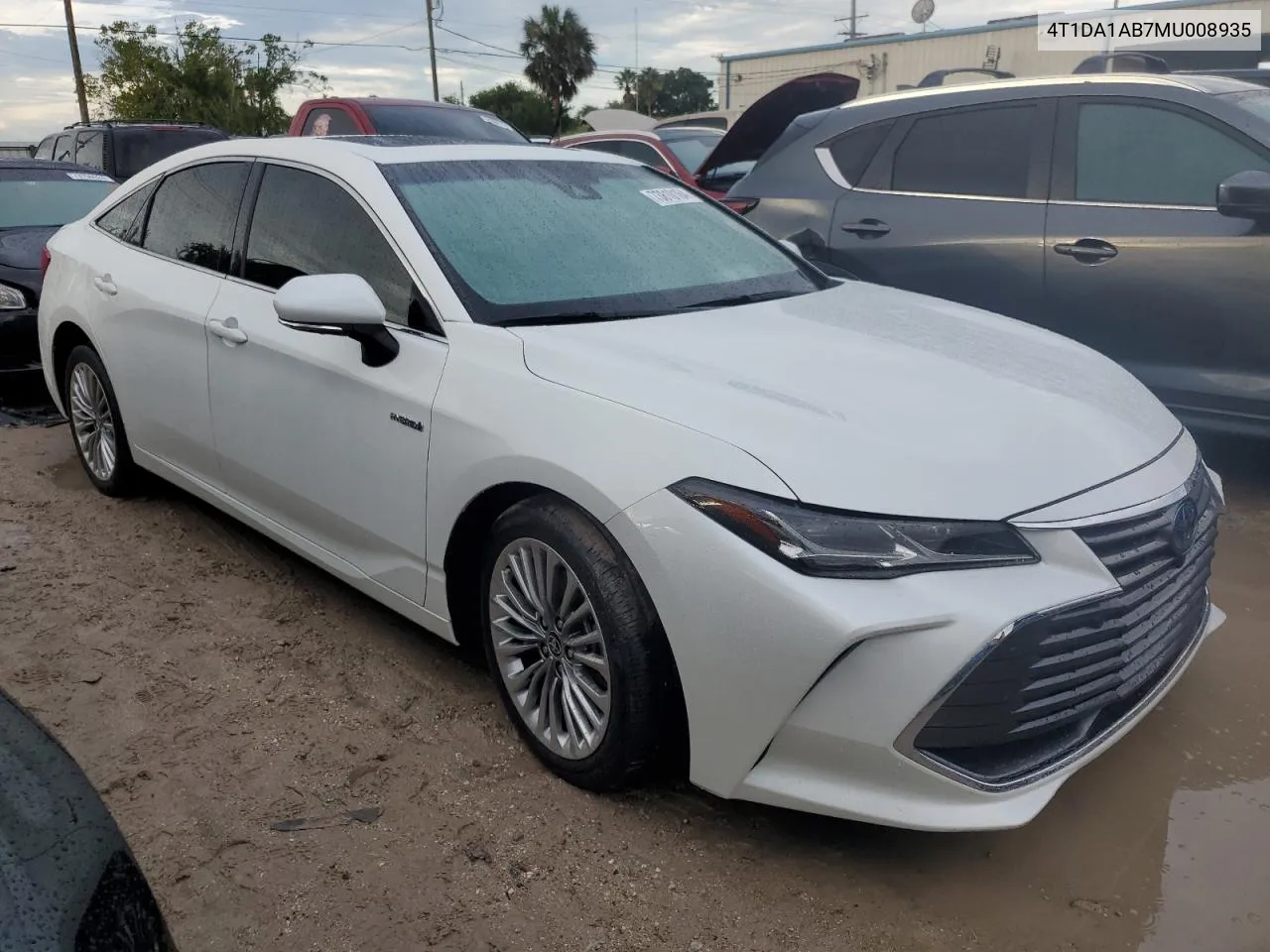 2021 Toyota Avalon Limited VIN: 4T1DA1AB7MU008935 Lot: 73810184