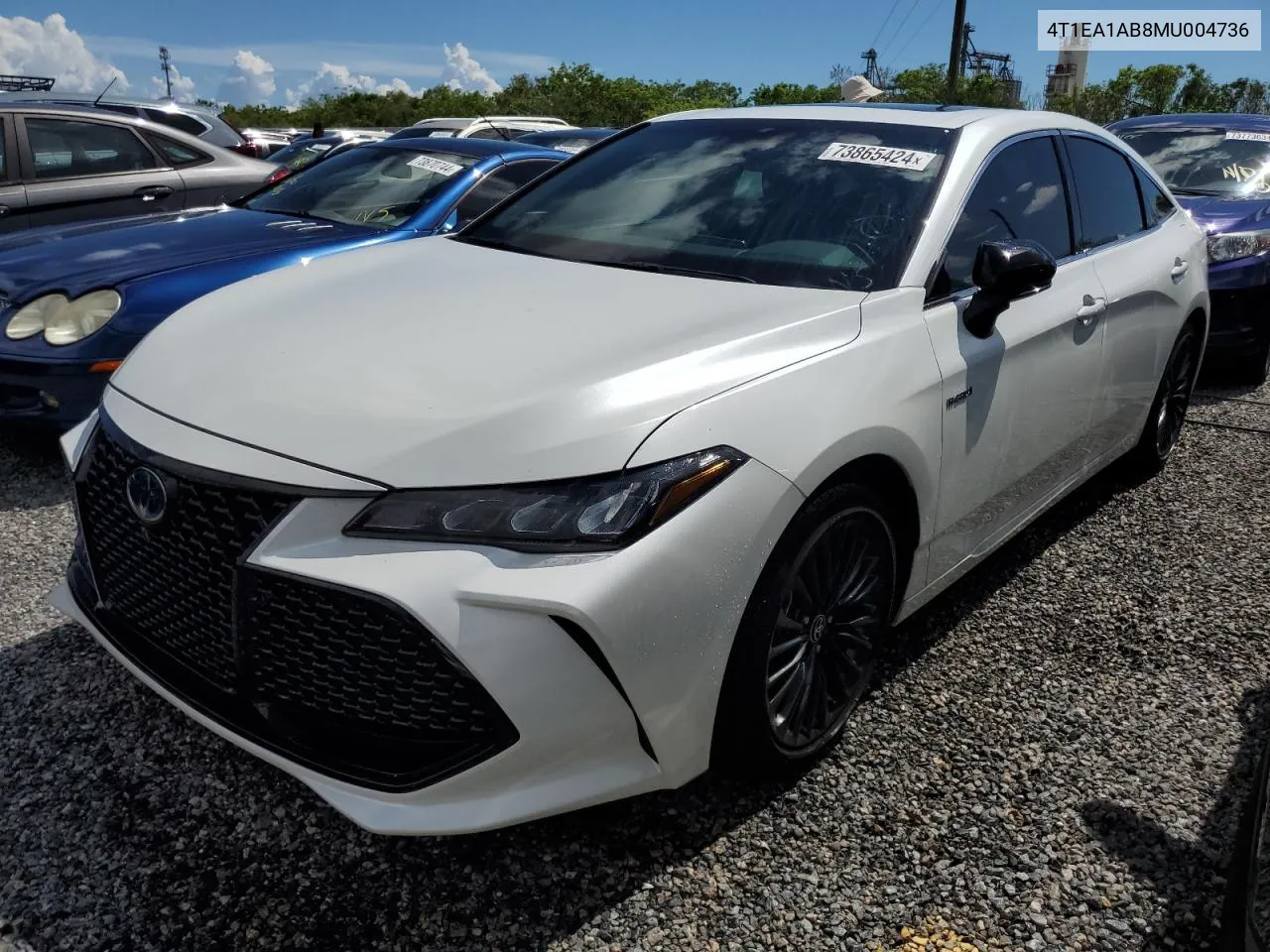 2021 Toyota Avalon Xse VIN: 4T1EA1AB8MU004736 Lot: 73865424