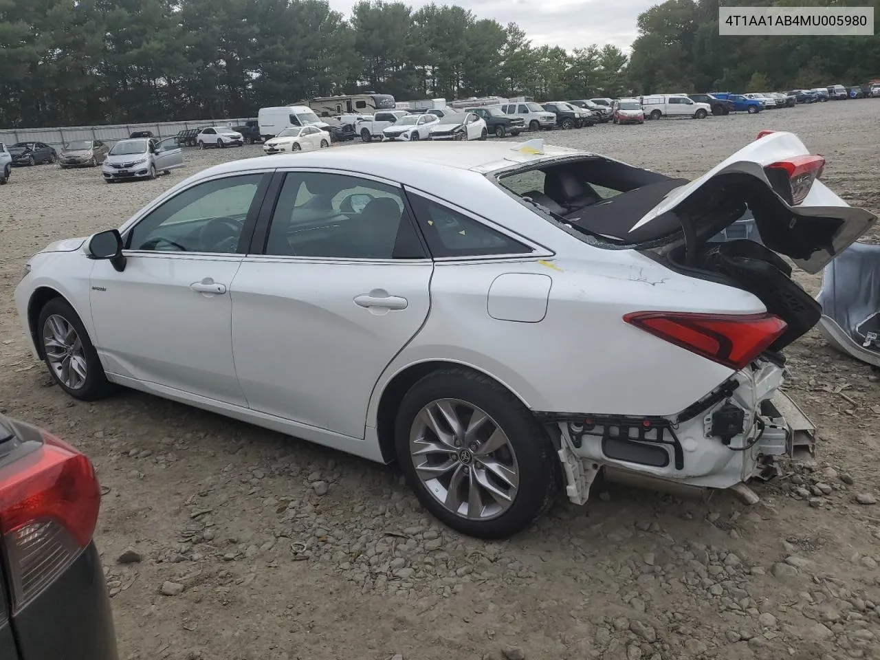 4T1AA1AB4MU005980 2021 Toyota Avalon Xle