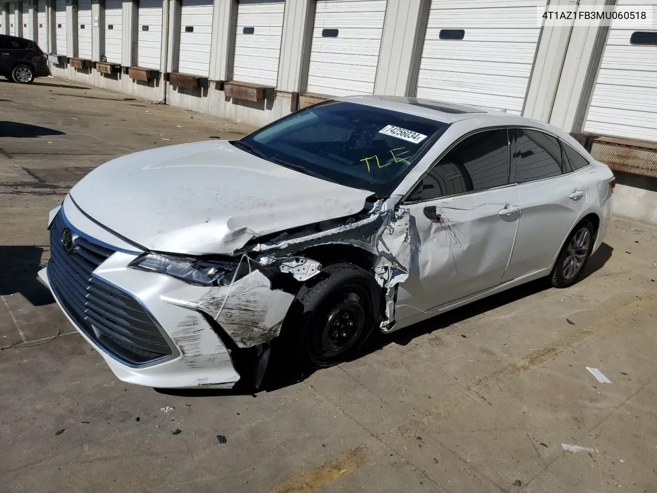 2021 Toyota Avalon Xle VIN: 4T1AZ1FB3MU060518 Lot: 74256034