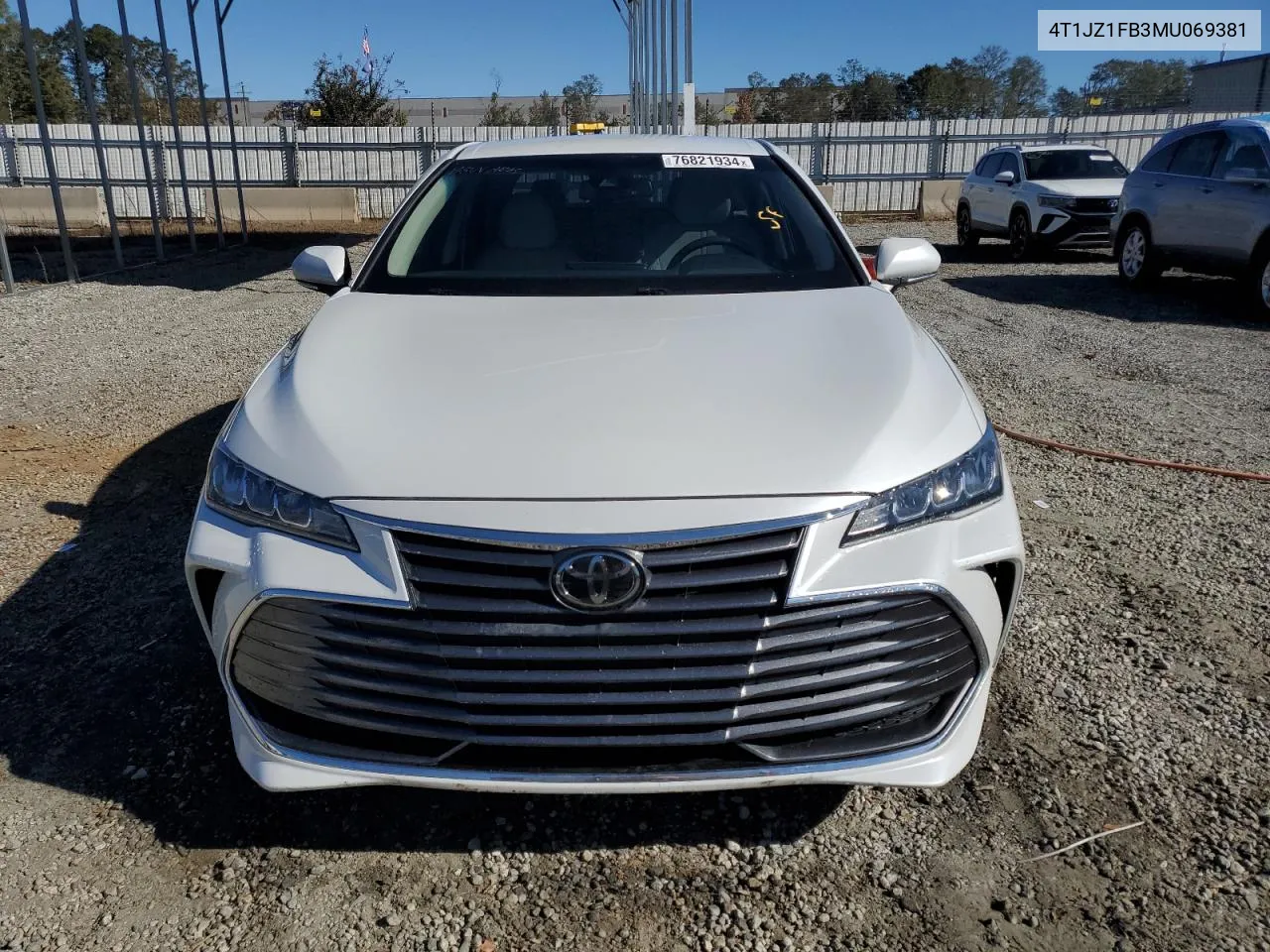 2021 Toyota Avalon Xle VIN: 4T1JZ1FB3MU069381 Lot: 76821934