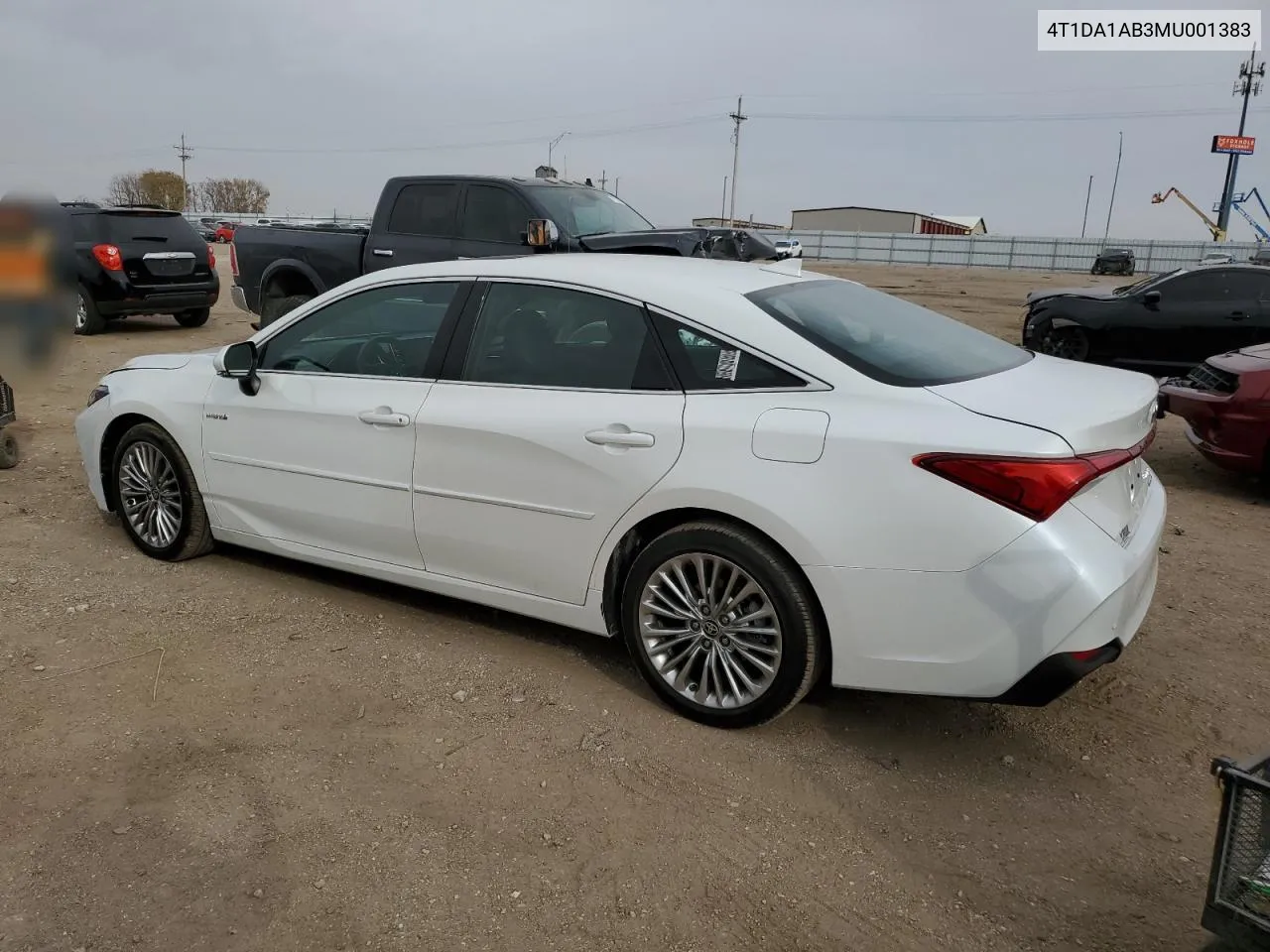 2021 Toyota Avalon Limited VIN: 4T1DA1AB3MU001383 Lot: 78385614