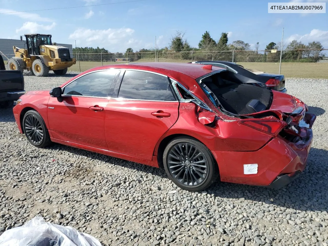 2021 Toyota Avalon Xse VIN: 4T1EA1AB2MU007969 Lot: 79034074