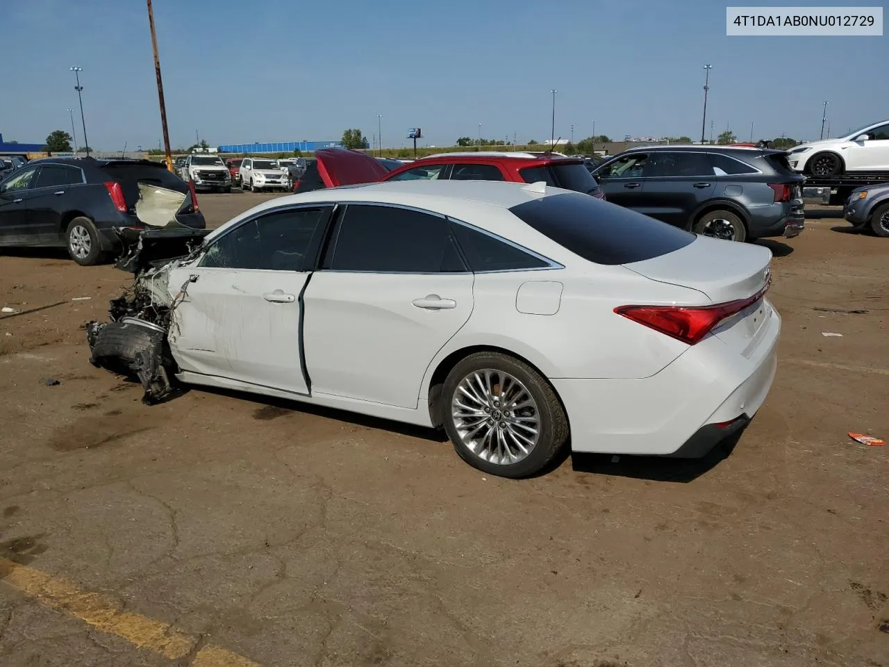 2022 Toyota Avalon Limited VIN: 4T1DA1AB0NU012729 Lot: 71247704