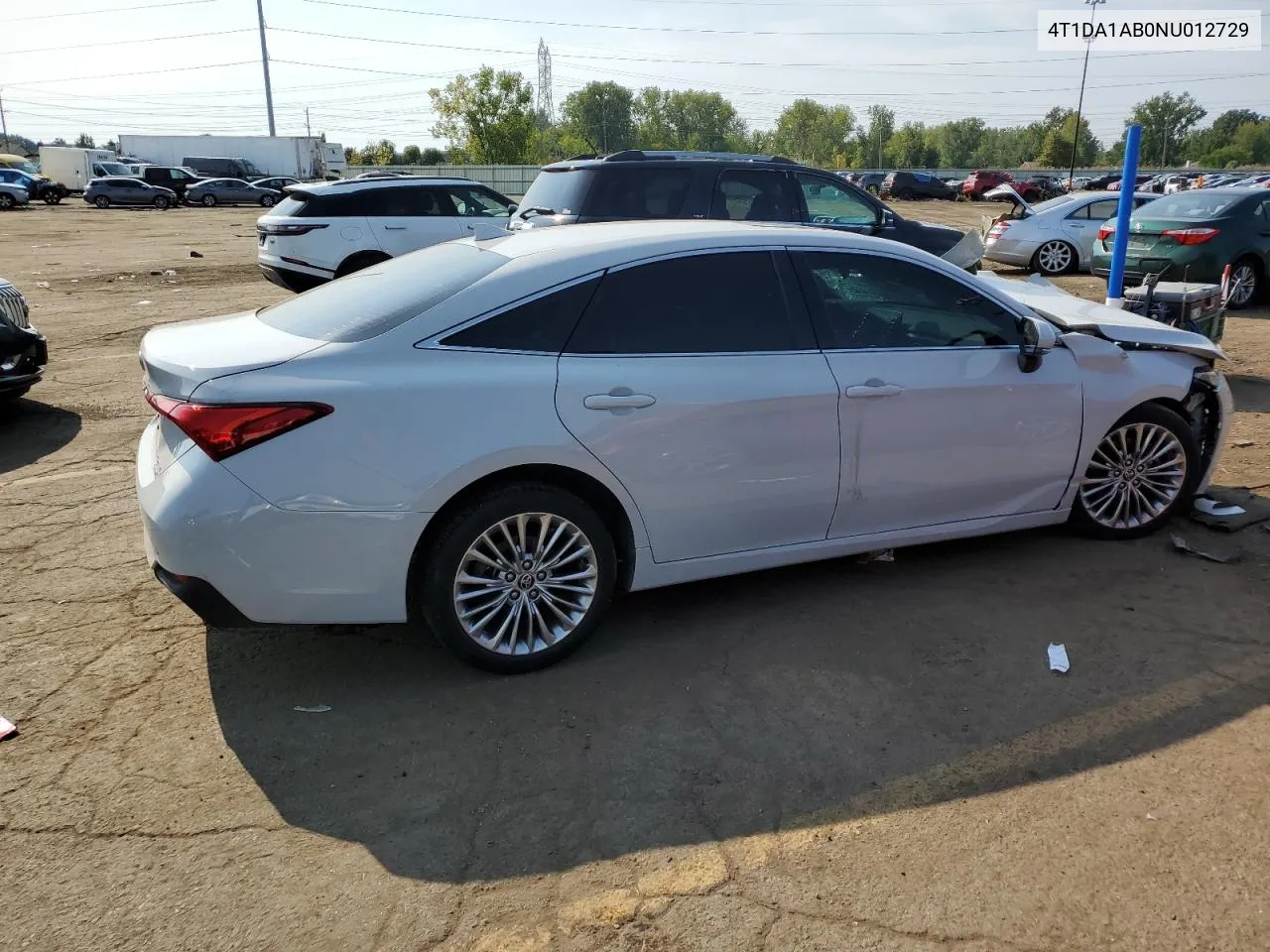 4T1DA1AB0NU012729 2022 Toyota Avalon Limited