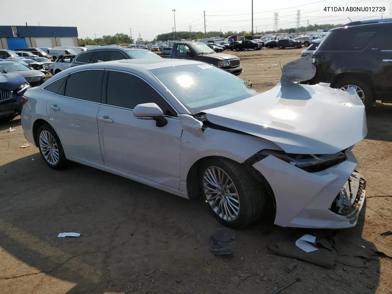 2022 Toyota Avalon Limited VIN: 4T1DA1AB0NU012729 Lot: 71247704