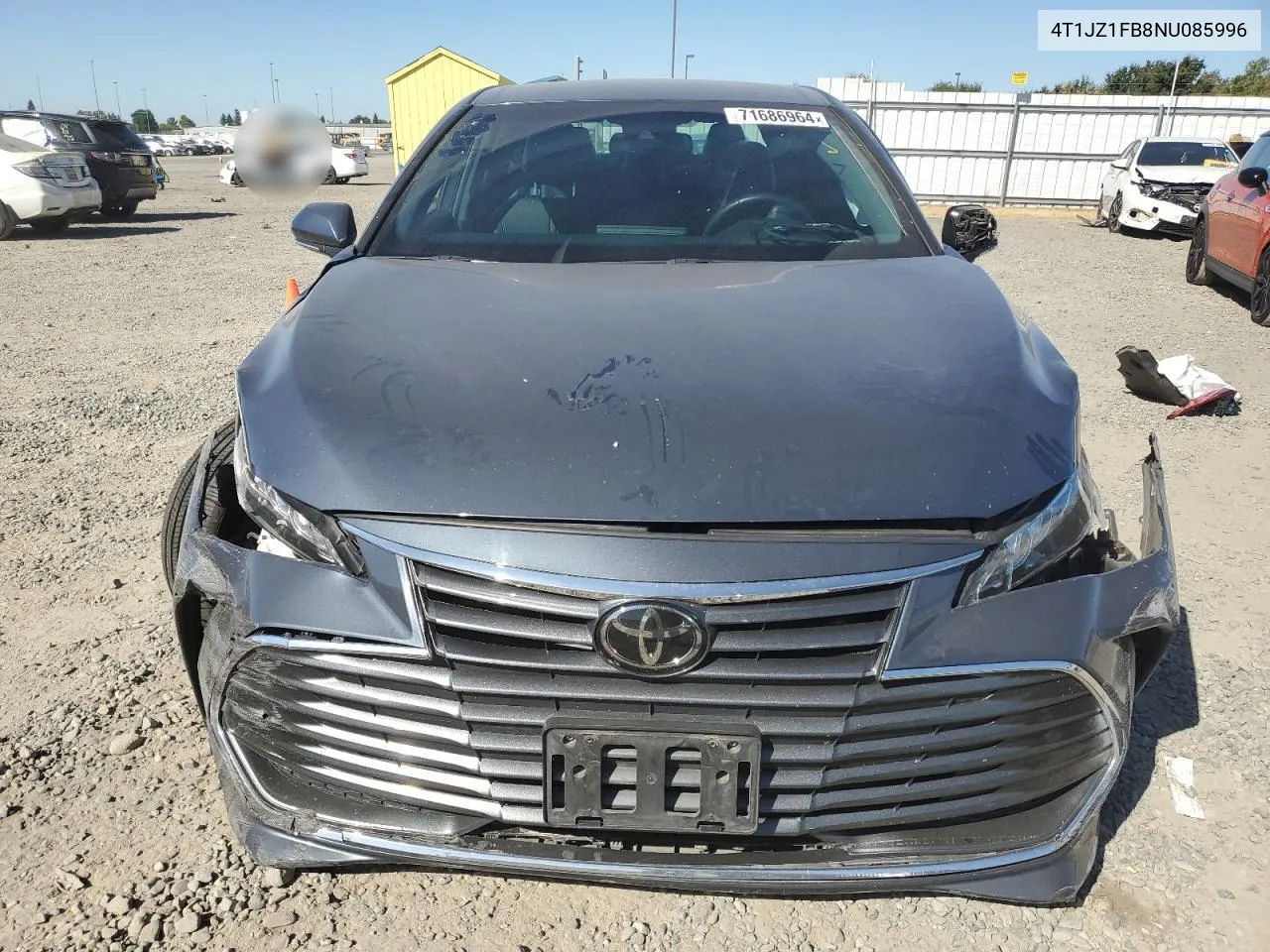 2022 Toyota Avalon Xle VIN: 4T1JZ1FB8NU085996 Lot: 71686964