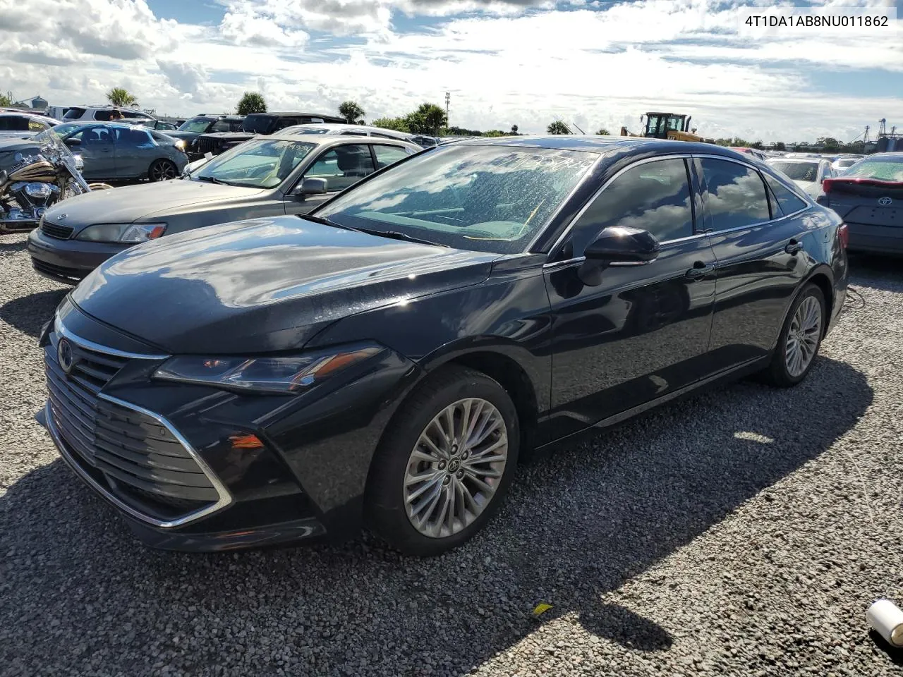 2022 Toyota Avalon Limited VIN: 4T1DA1AB8NU011862 Lot: 74307824