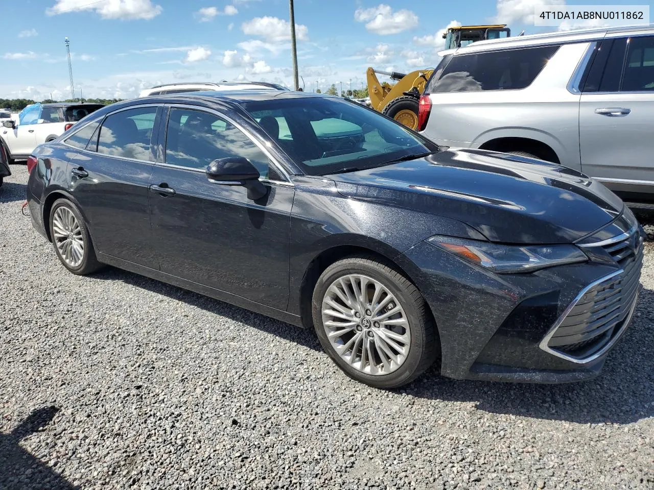 2022 Toyota Avalon Limited VIN: 4T1DA1AB8NU011862 Lot: 74307824