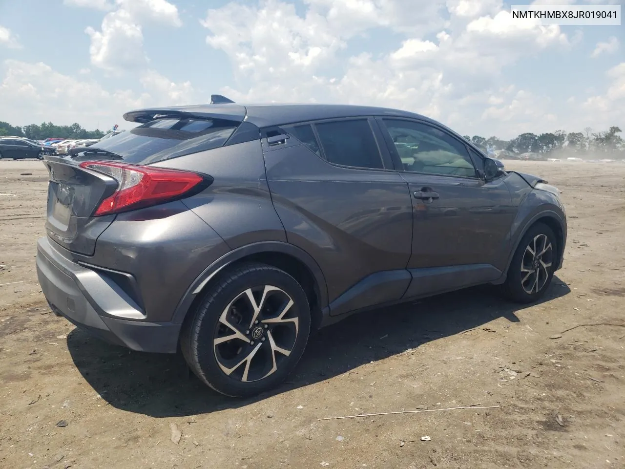 2018 Toyota C-Hr Xle VIN: NMTKHMBX8JR019041 Lot: 59015614