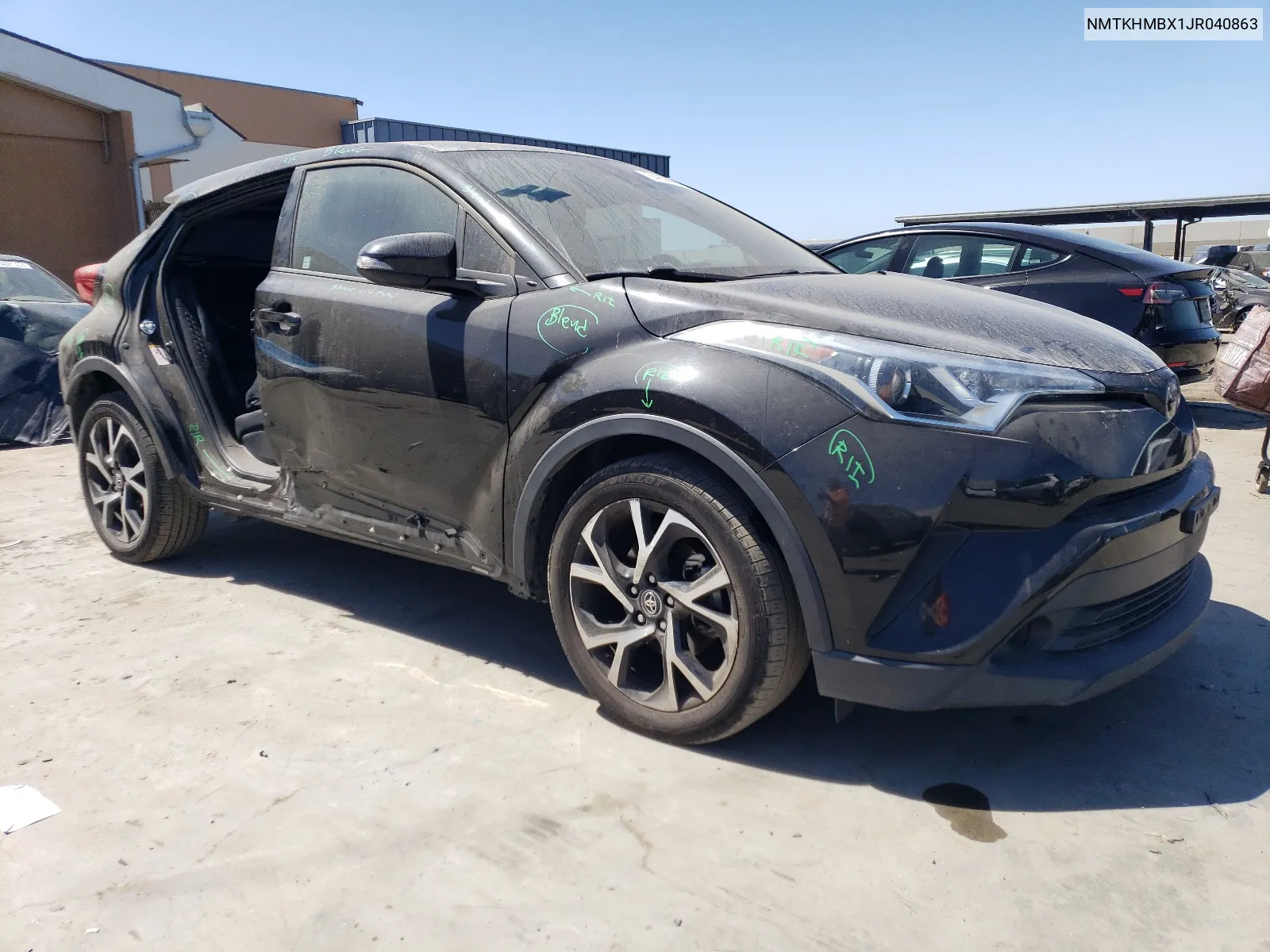 NMTKHMBX1JR040863 2018 Toyota C-Hr Xle