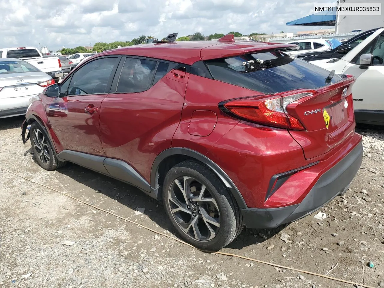 NMTKHMBX0JR035833 2018 Toyota C-Hr Xle