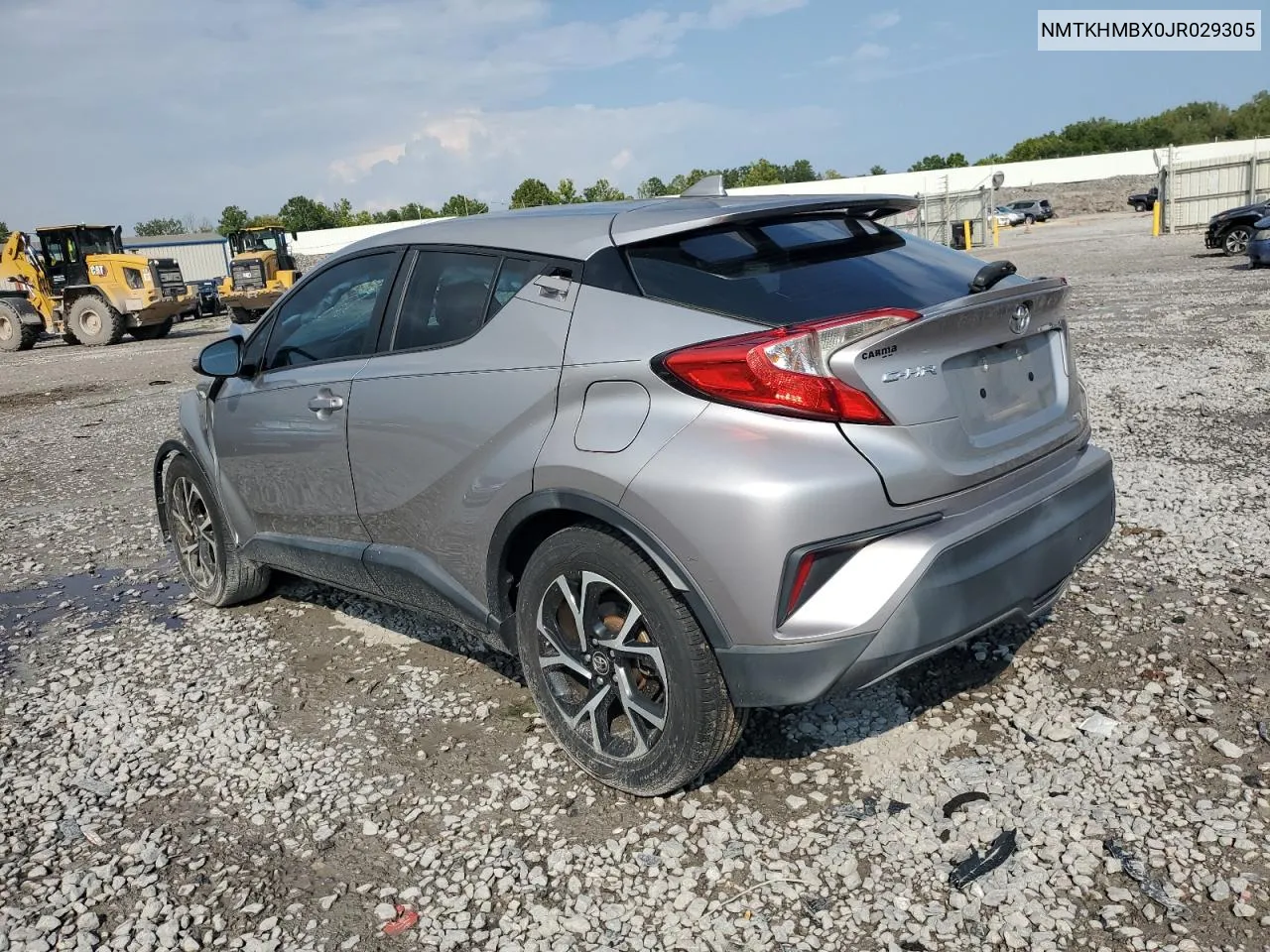 2018 Toyota C-Hr Xle VIN: NMTKHMBX0JR029305 Lot: 67848874