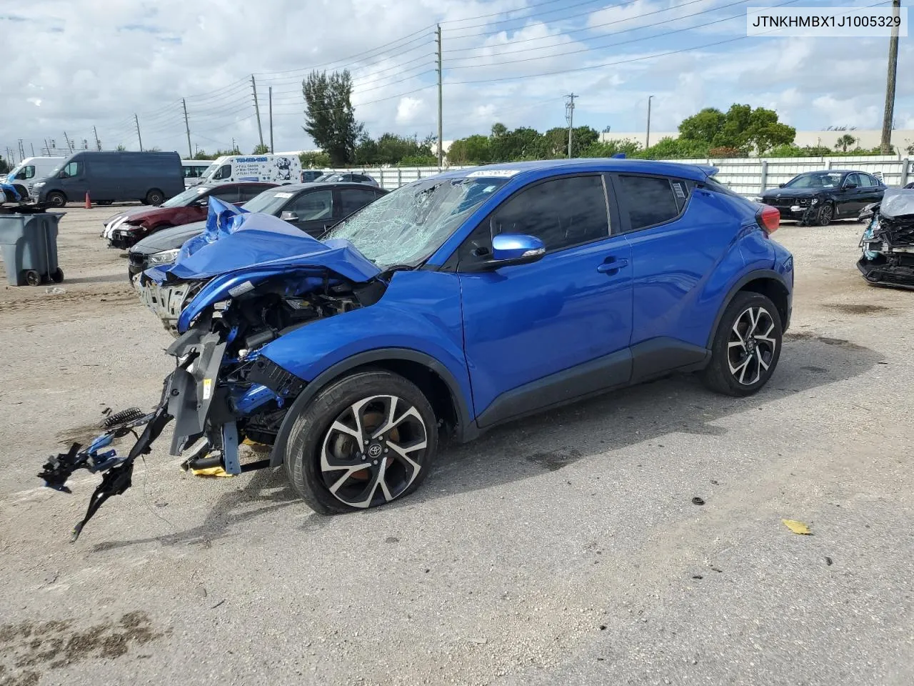 JTNKHMBX1J1005329 2018 Toyota C-Hr Xle