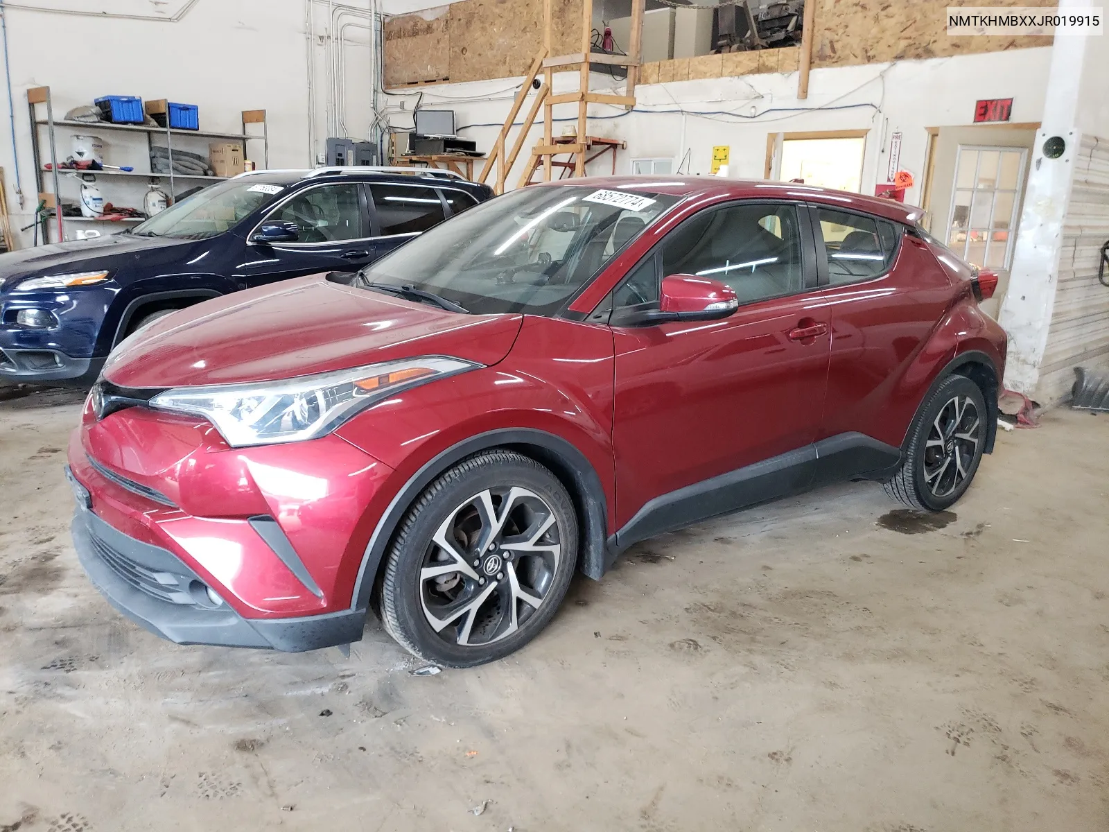 2018 Toyota C-Hr Xle VIN: NMTKHMBXXJR019915 Lot: 68572774