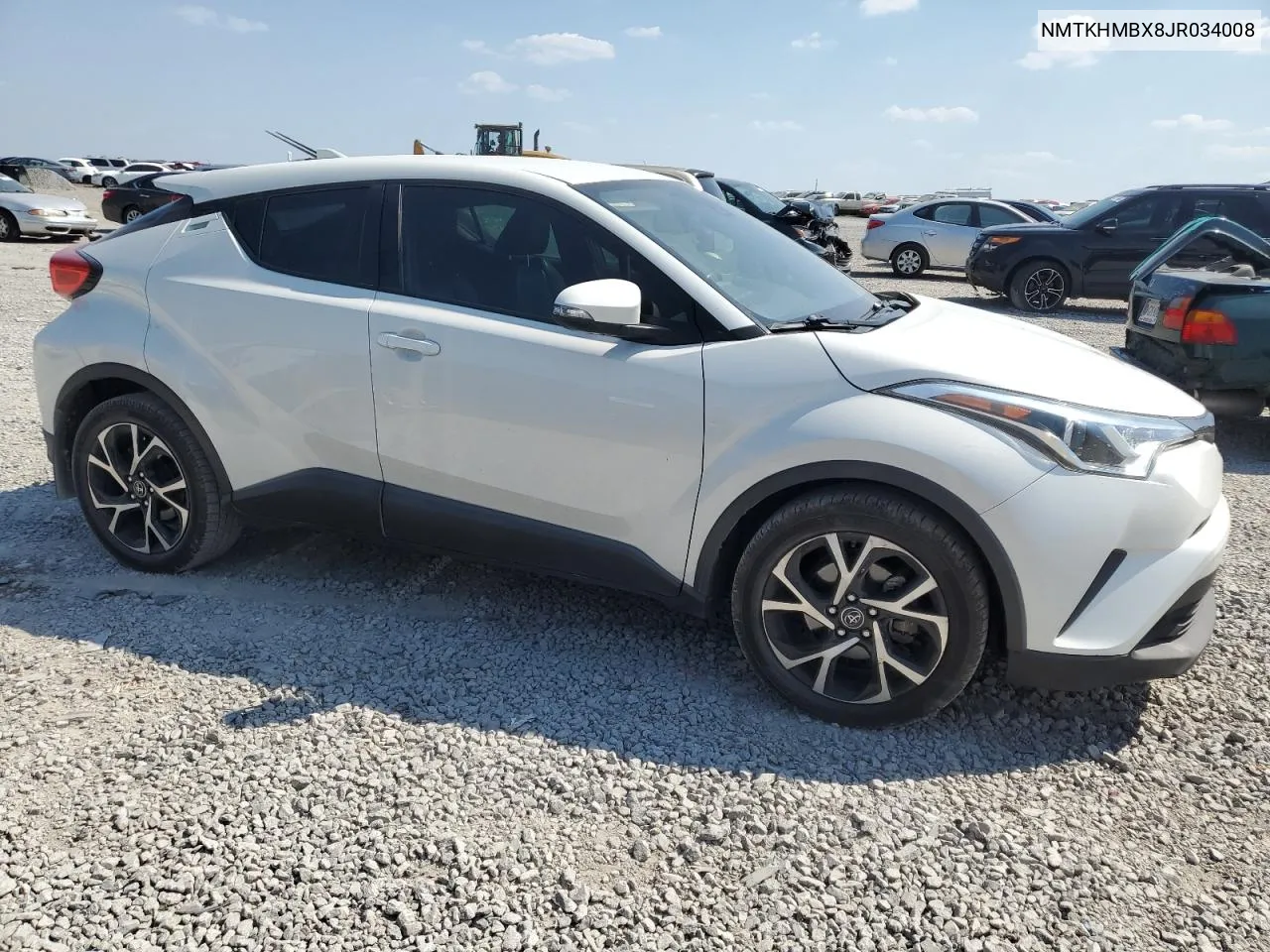 2018 Toyota C-Hr Xle VIN: NMTKHMBX8JR034008 Lot: 69385944