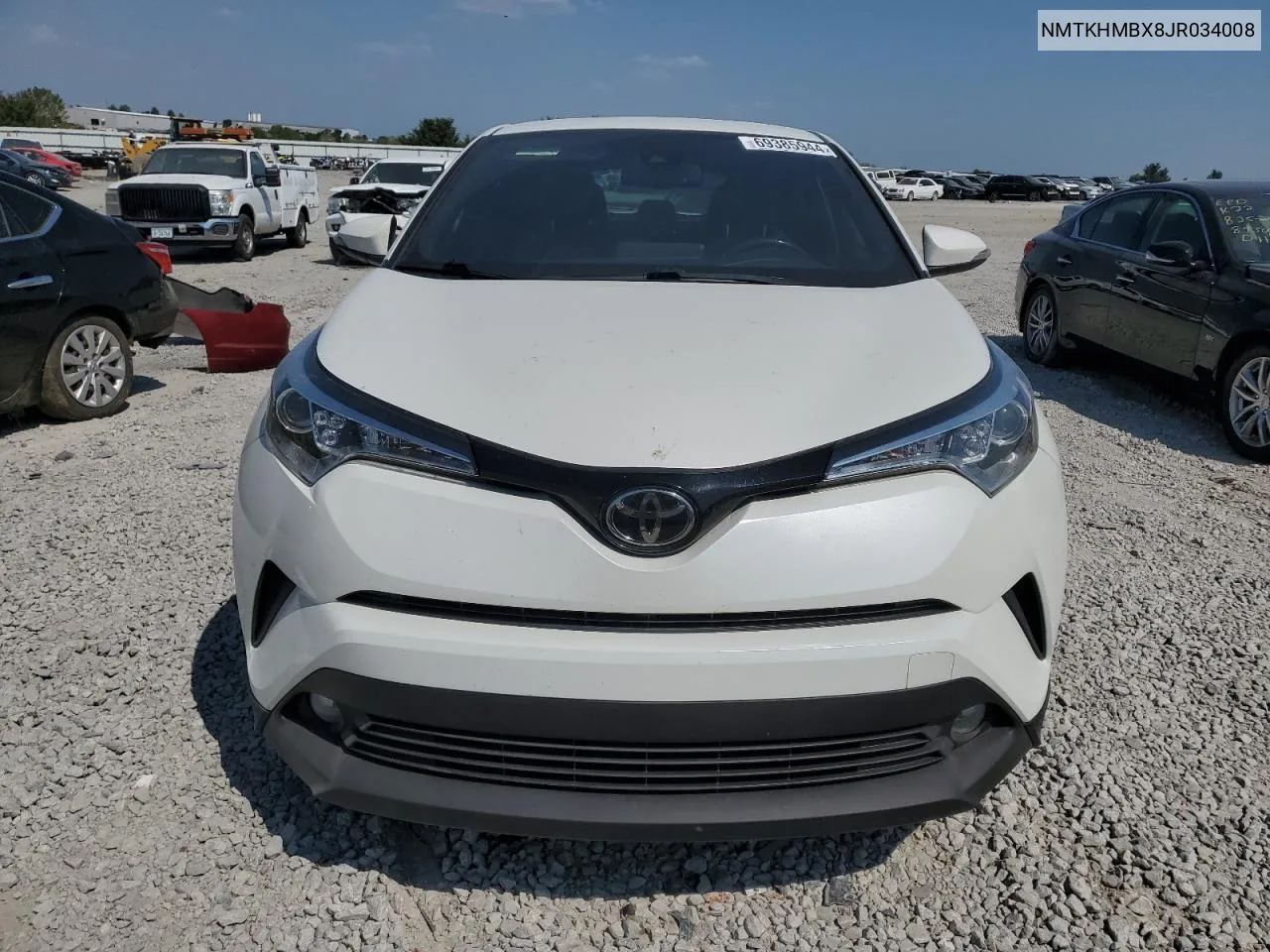 2018 Toyota C-Hr Xle VIN: NMTKHMBX8JR034008 Lot: 69385944