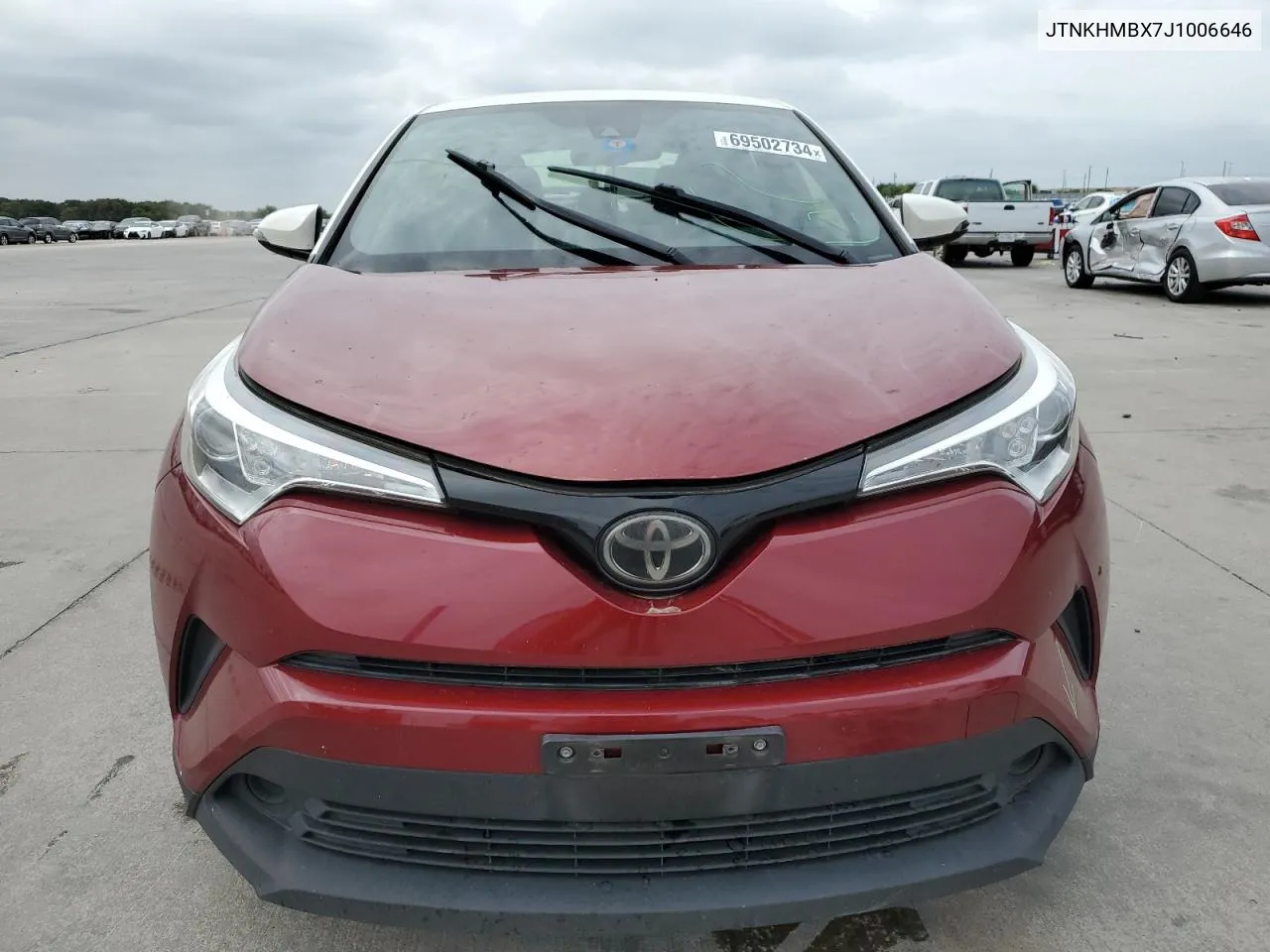 2018 Toyota C-Hr Xle VIN: JTNKHMBX7J1006646 Lot: 69502734