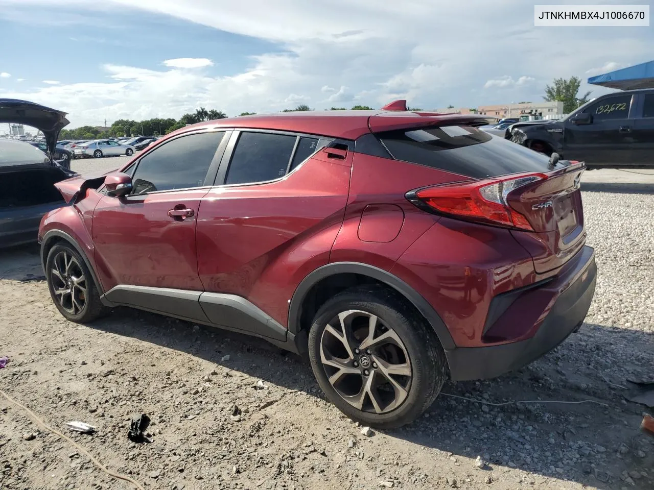 2018 Toyota C-Hr Xle VIN: JTNKHMBX4J1006670 Lot: 70668194