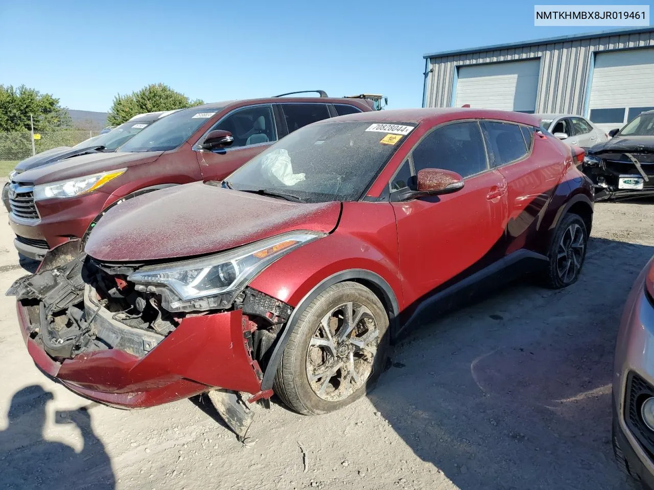 2018 Toyota C-Hr Xle VIN: NMTKHMBX8JR019461 Lot: 70828044