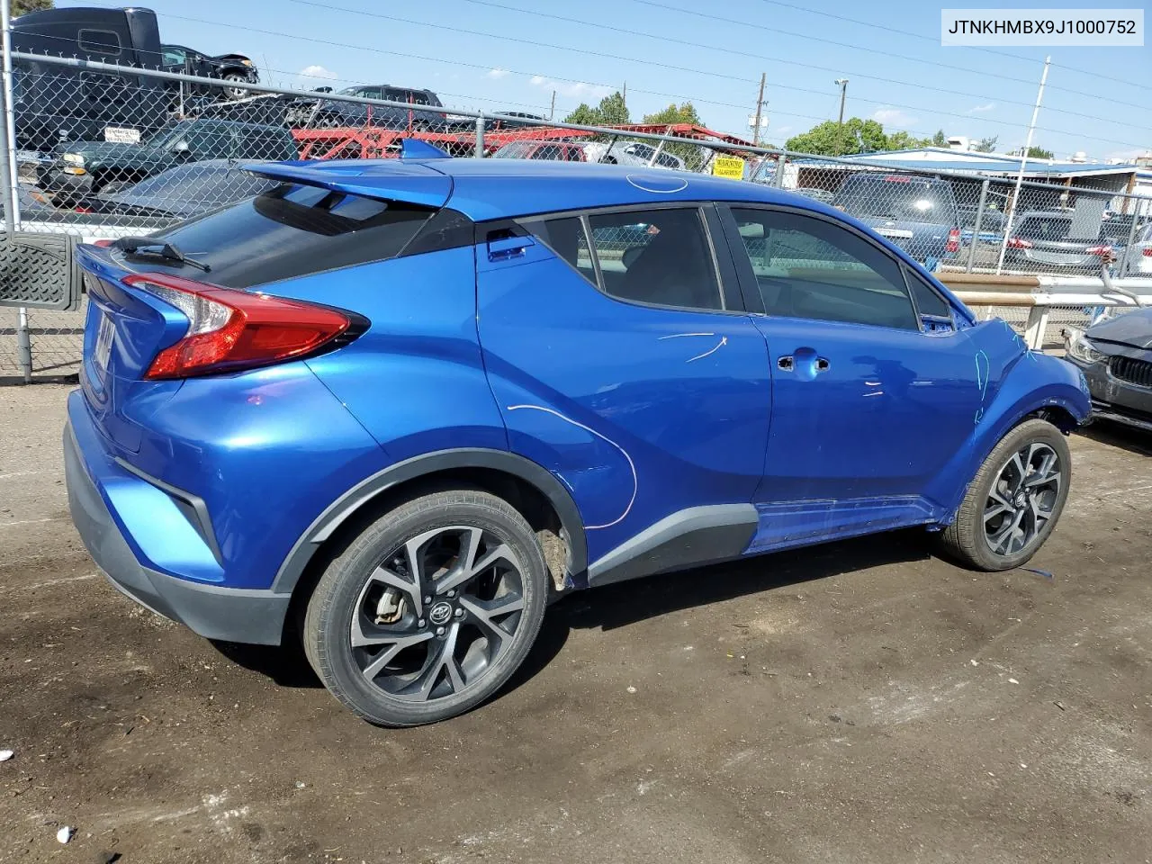 2018 Toyota C-Hr Xle VIN: JTNKHMBX9J1000752 Lot: 71087204