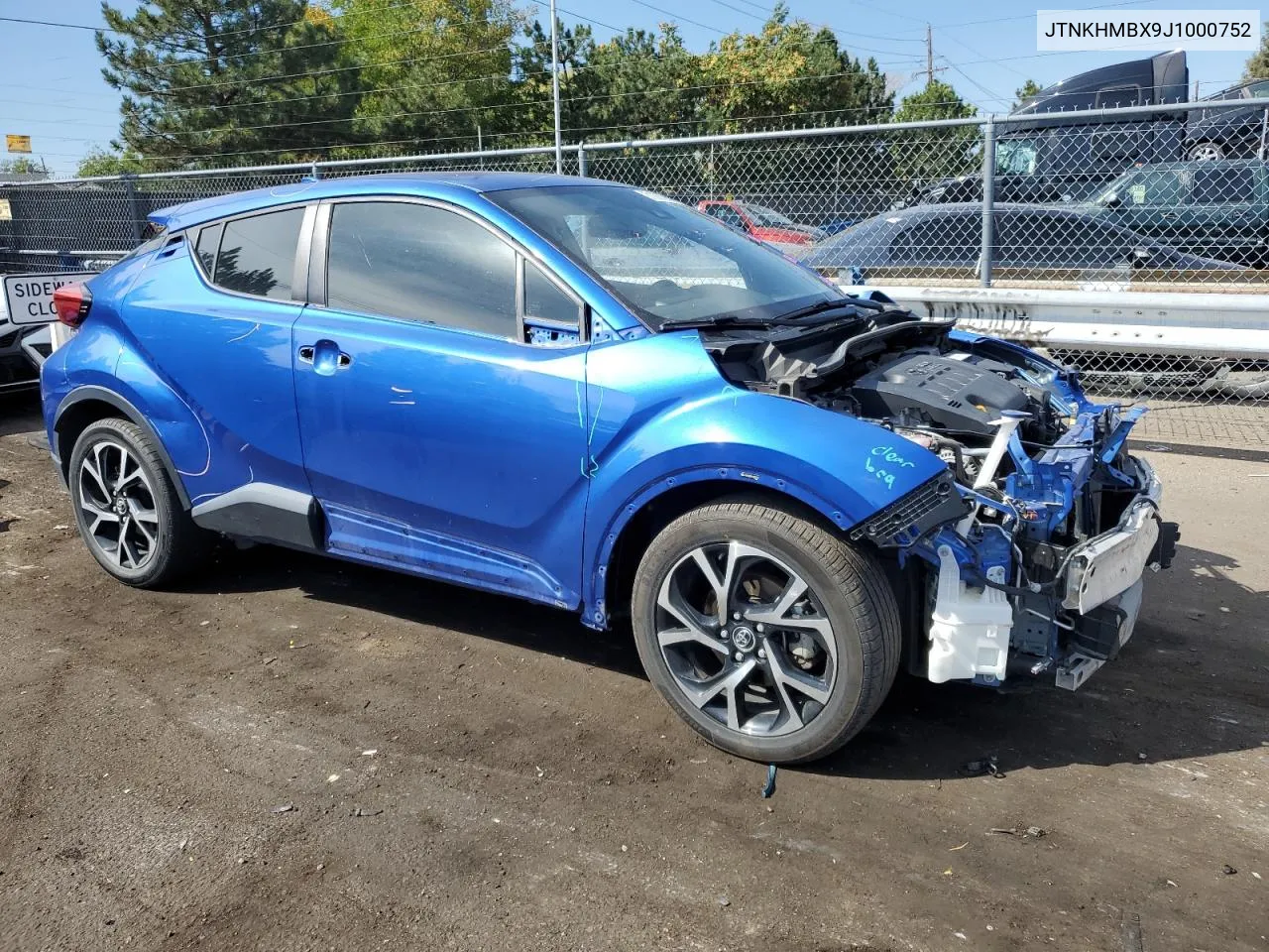 JTNKHMBX9J1000752 2018 Toyota C-Hr Xle