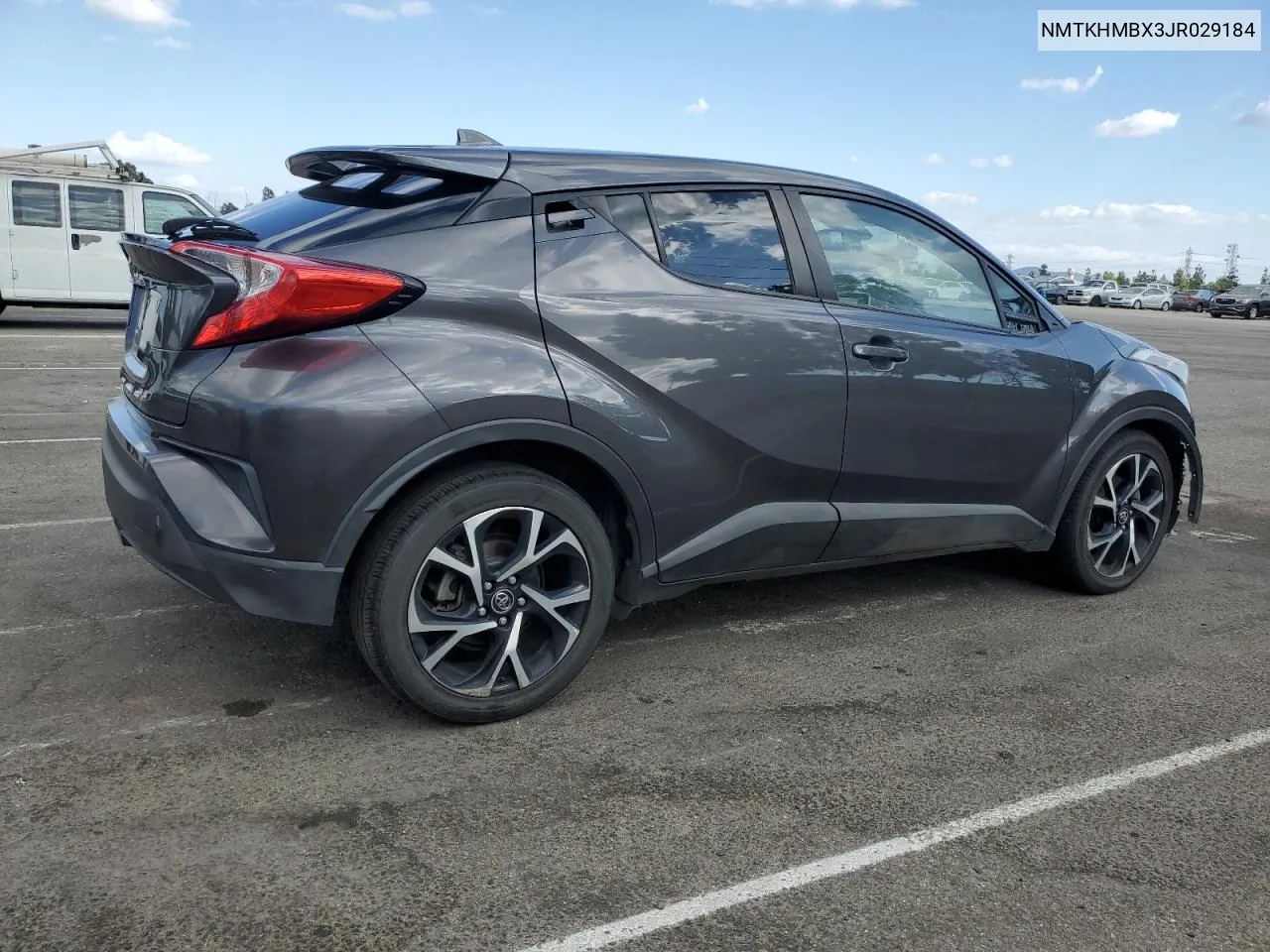 2018 Toyota C-Hr Xle VIN: NMTKHMBX3JR029184 Lot: 71423334