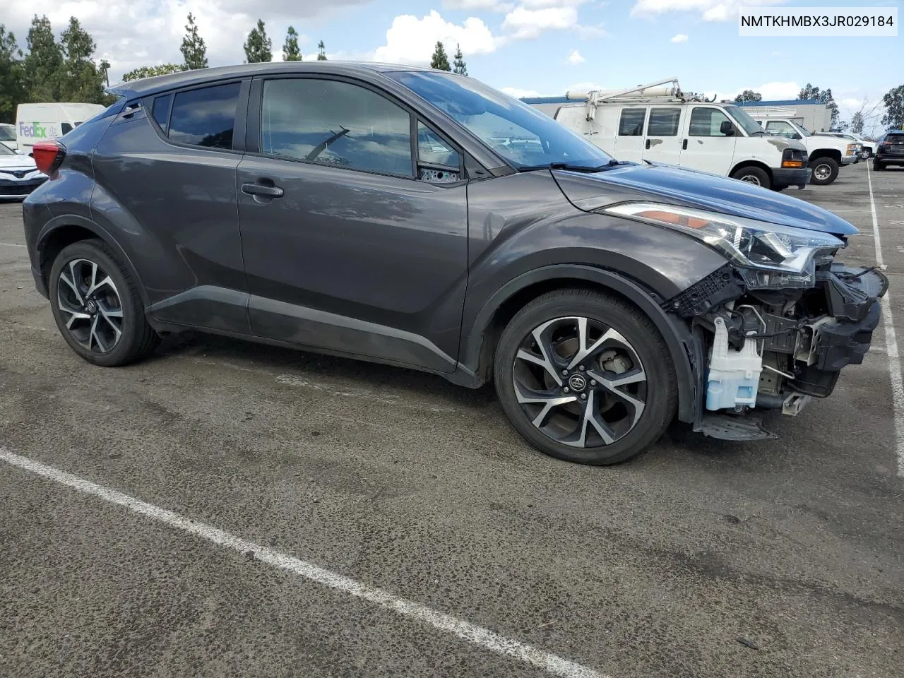 2018 Toyota C-Hr Xle VIN: NMTKHMBX3JR029184 Lot: 71423334