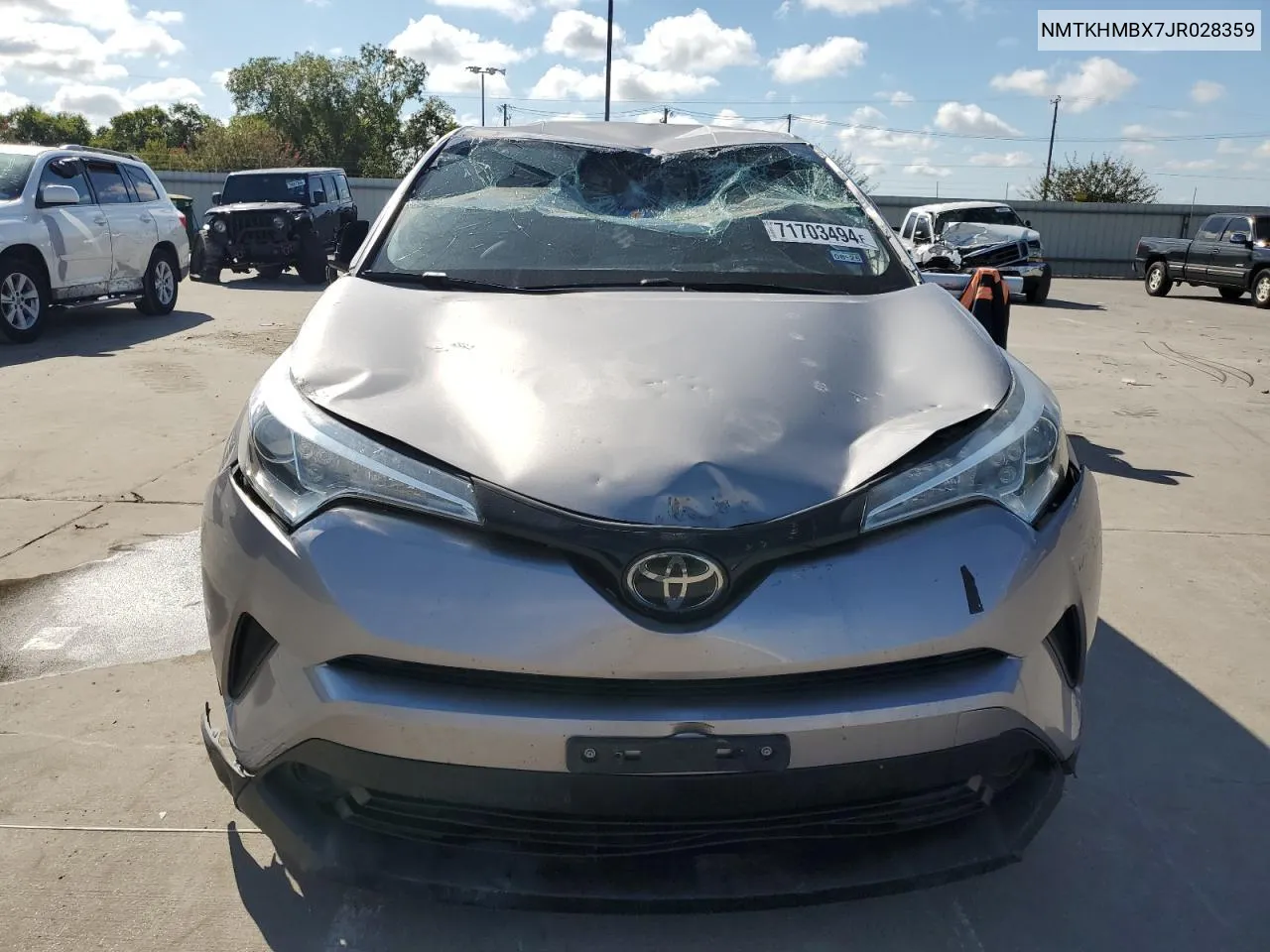 NMTKHMBX7JR028359 2018 Toyota C-Hr Xle